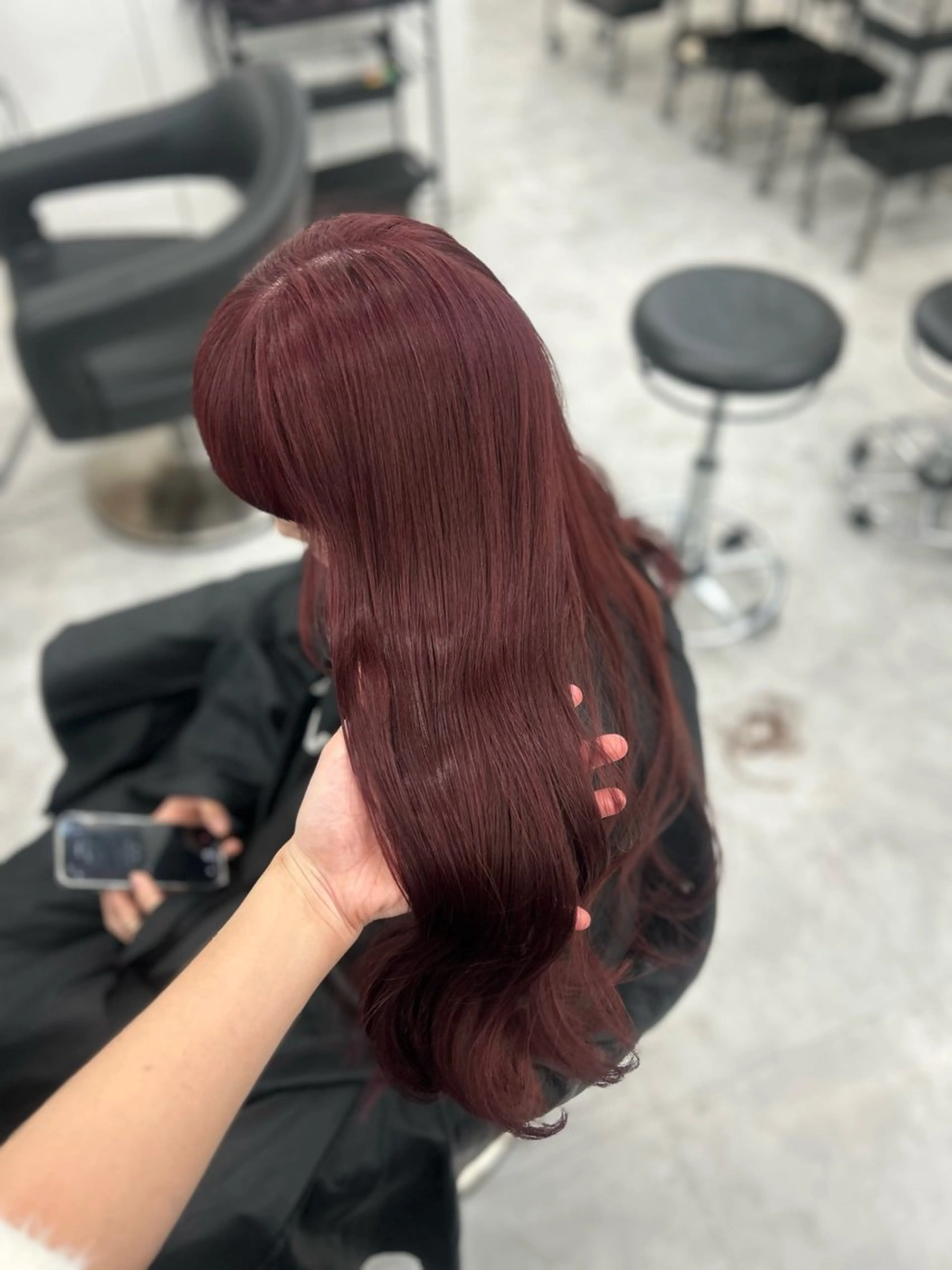 ロング ヘアカラー トリートメント 🥀艶髪/似合わせ 暖色/まな🥀のヘアスタイル