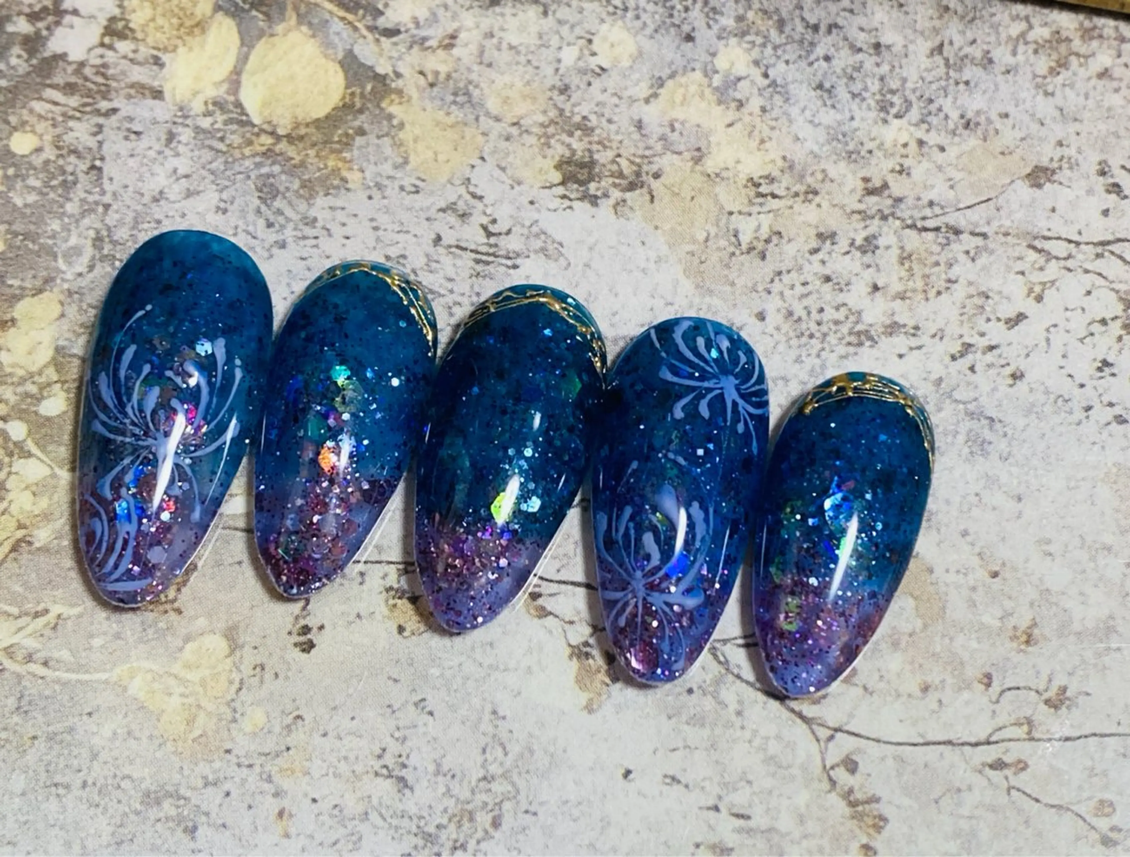 ネイル グラデーション 自宅ネイルサロン ♦️nuance♦️のネイルデザイン