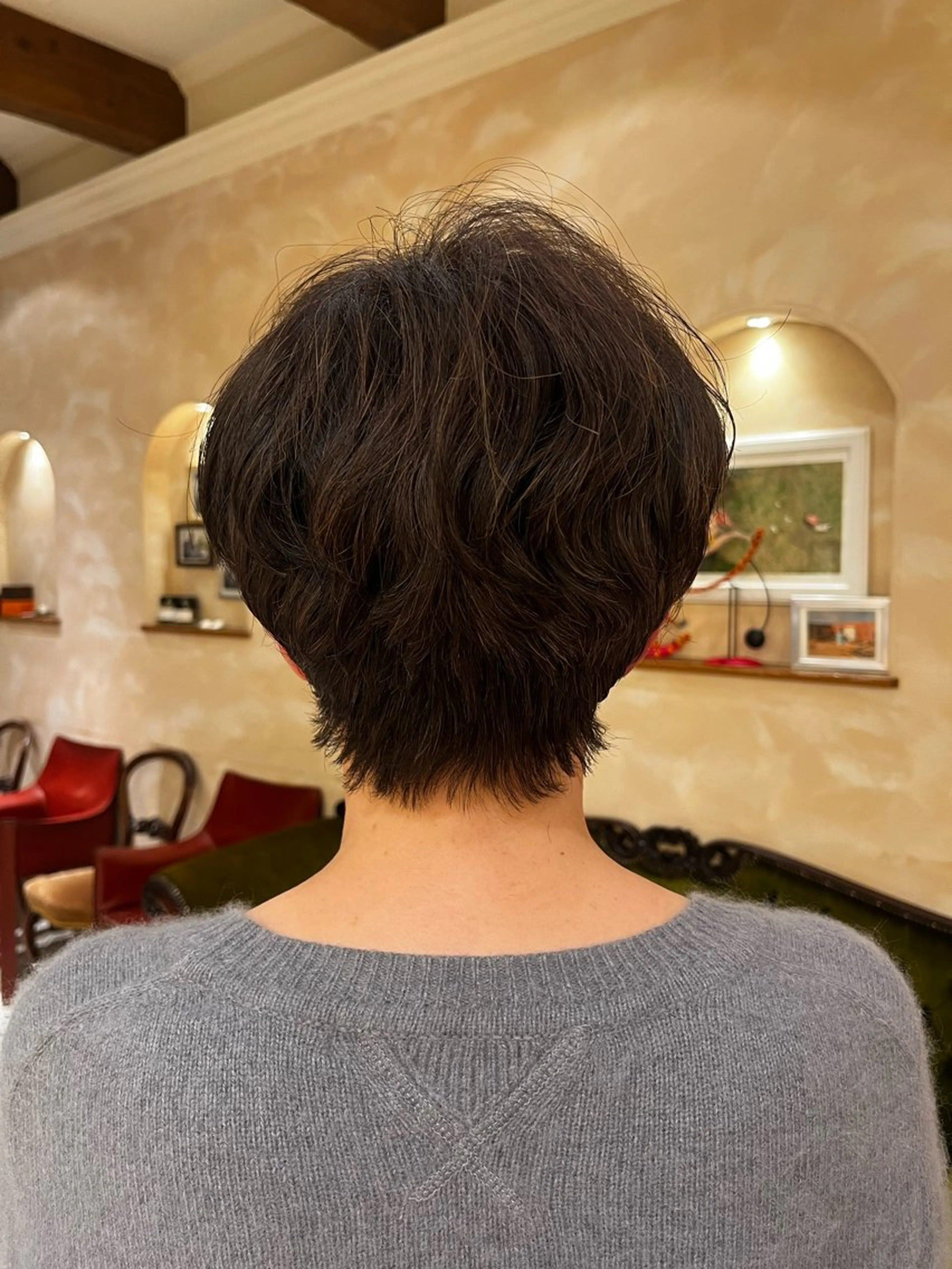 ショート 田内 満里奈のヘアスタイル