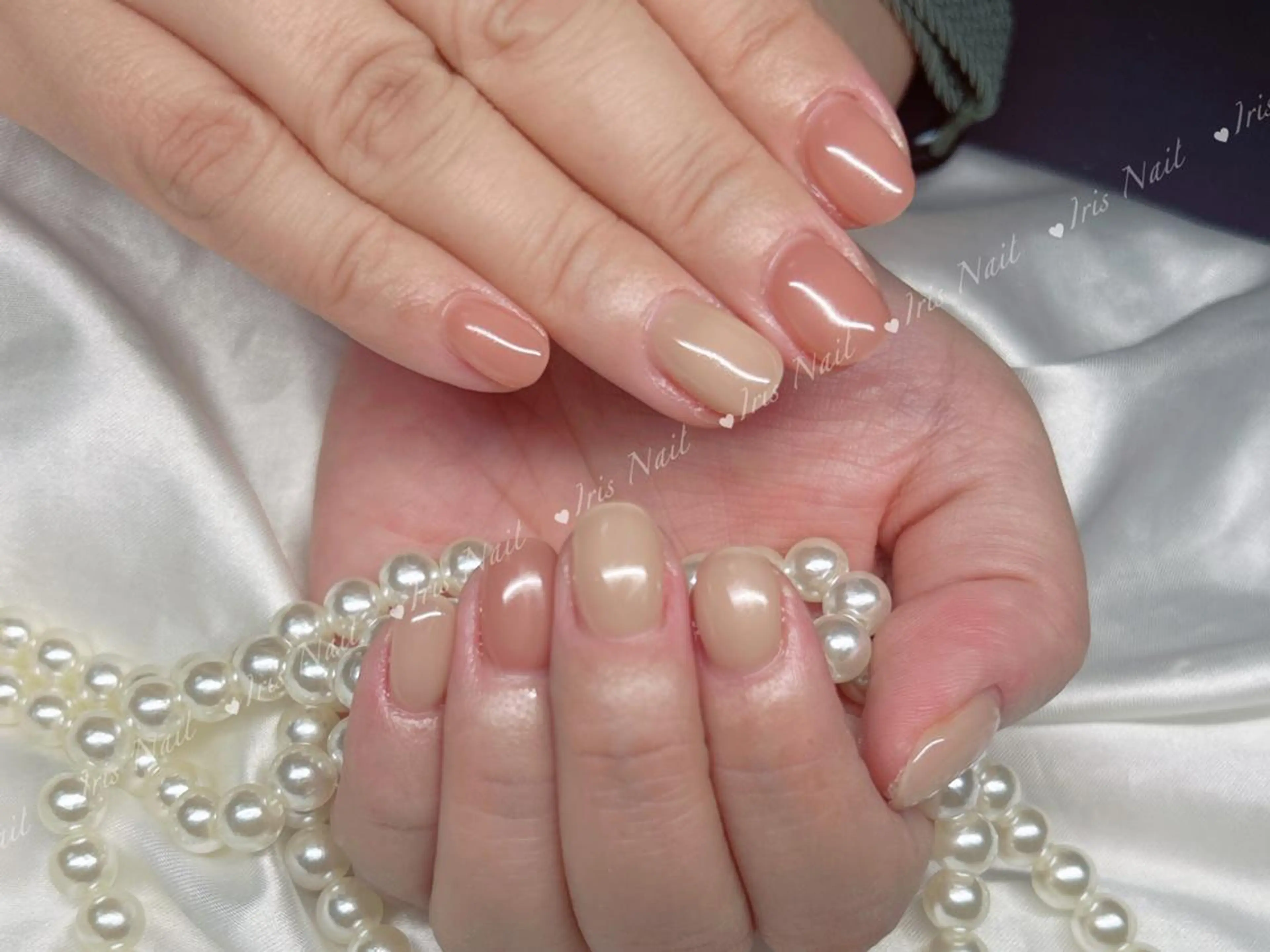 ネイル オフィスネイル ワンカラーネイル ハンドネイル ハンドケア IRIS NAIL大塚のネイルデザイン