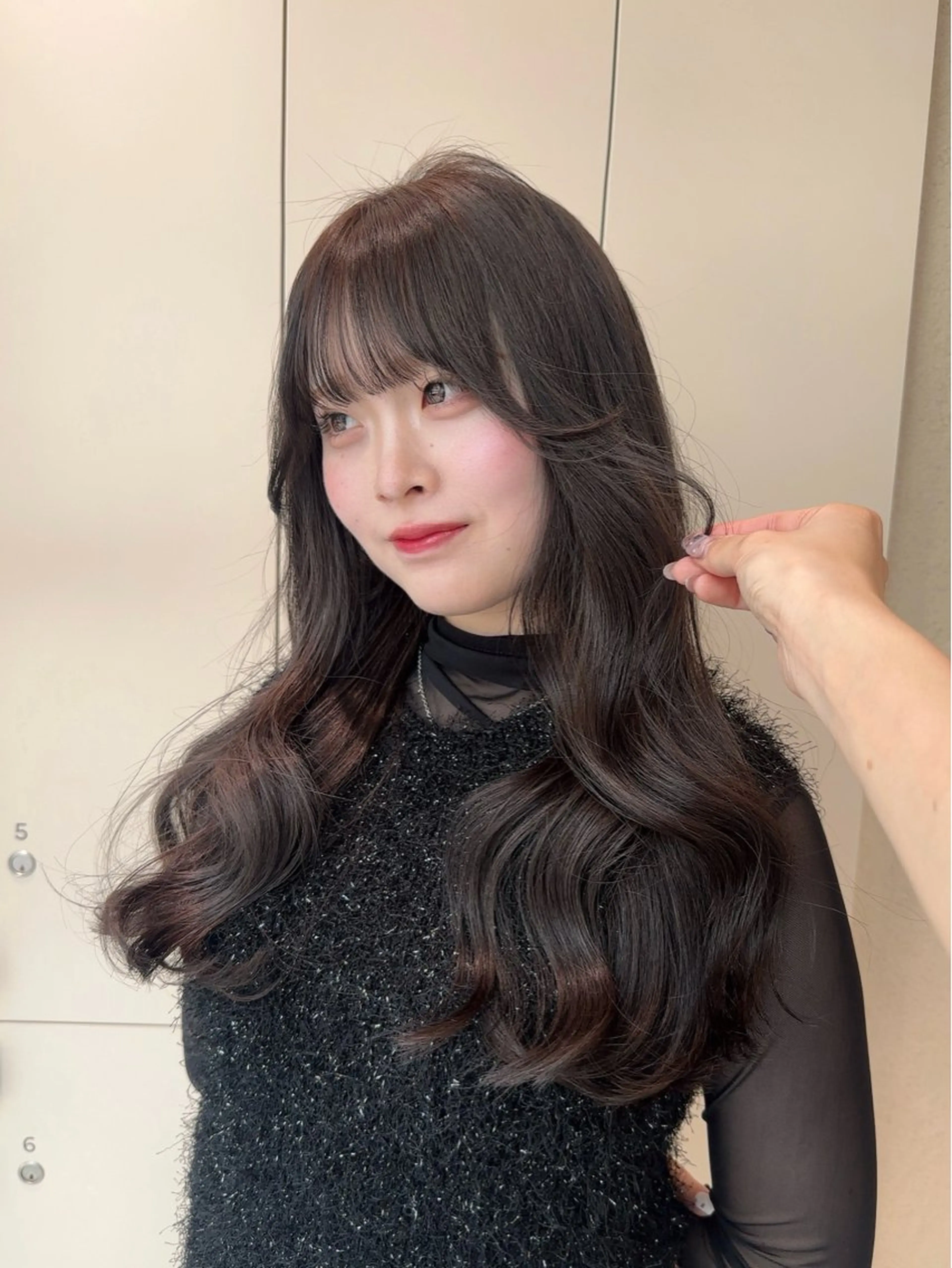 ロング カラー カット ヘアカラー トリートメント Toiro所属・🤎小顔レイヤー /ベージュ🤎友香のヘアスタイル