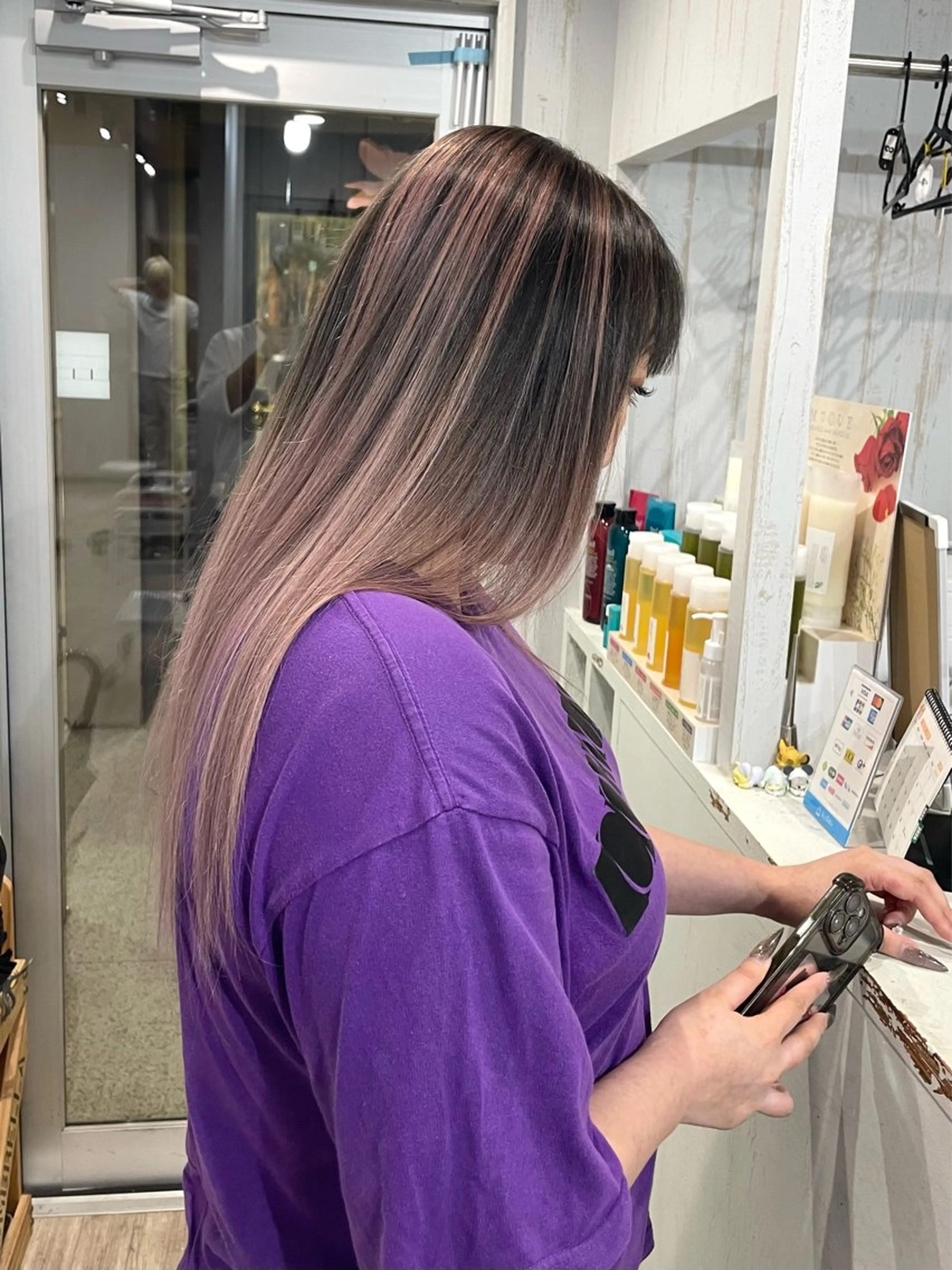 ロング カラー 深夜帯！説明文必読 Oahu iwataのヘアスタイル