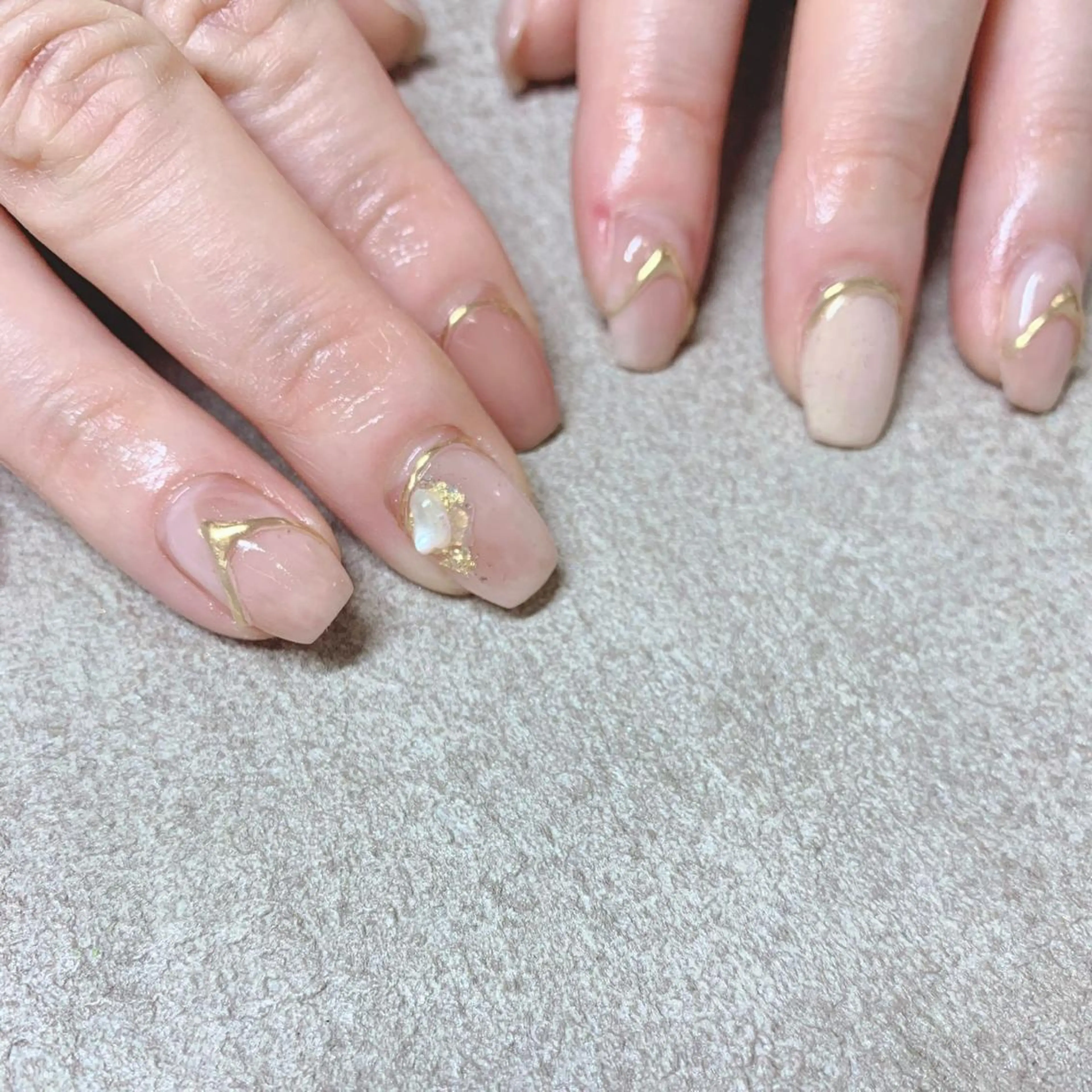 カラー ネイル ハンドネイル Cozy_ ilumのネイルデザイン