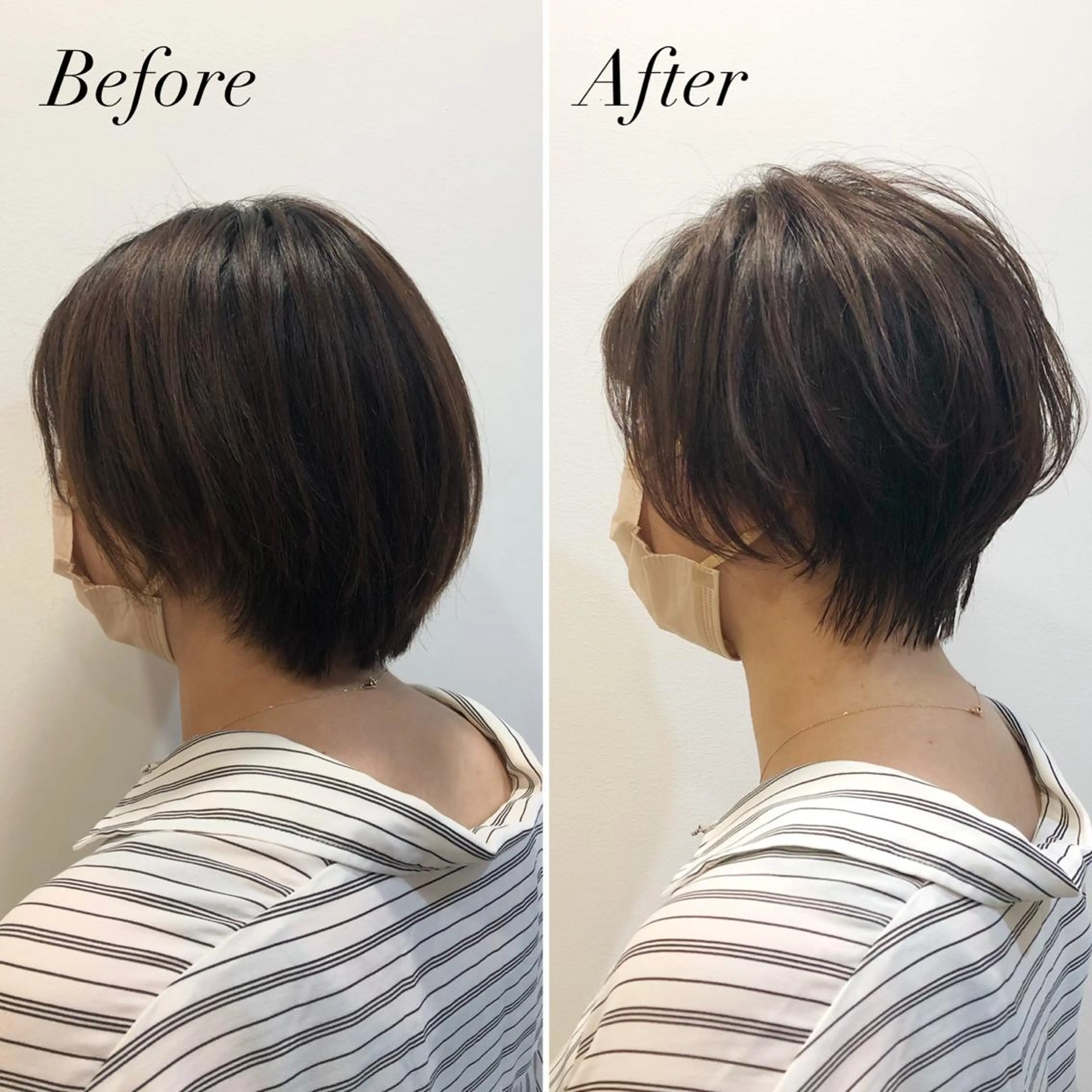 ショート カラー カット ヘアカラー トリートメント 髪質改善/縮毛矯正 /青山　早希🐾のヘアスタイル