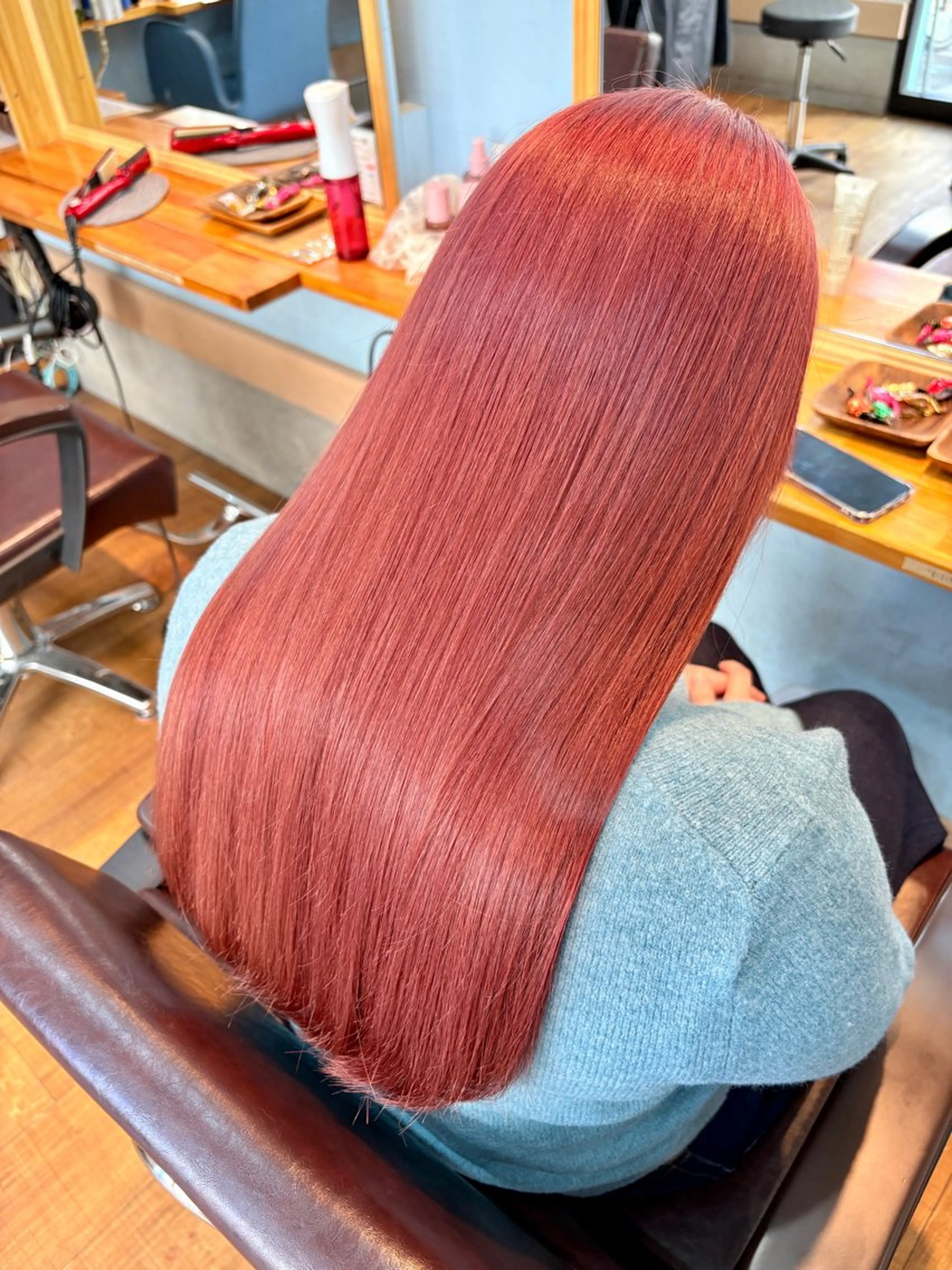 ロング カラー ヘアカラー トリートメント 髪質改善🌿‬/艶感 /髙木 優人のヘアスタイル