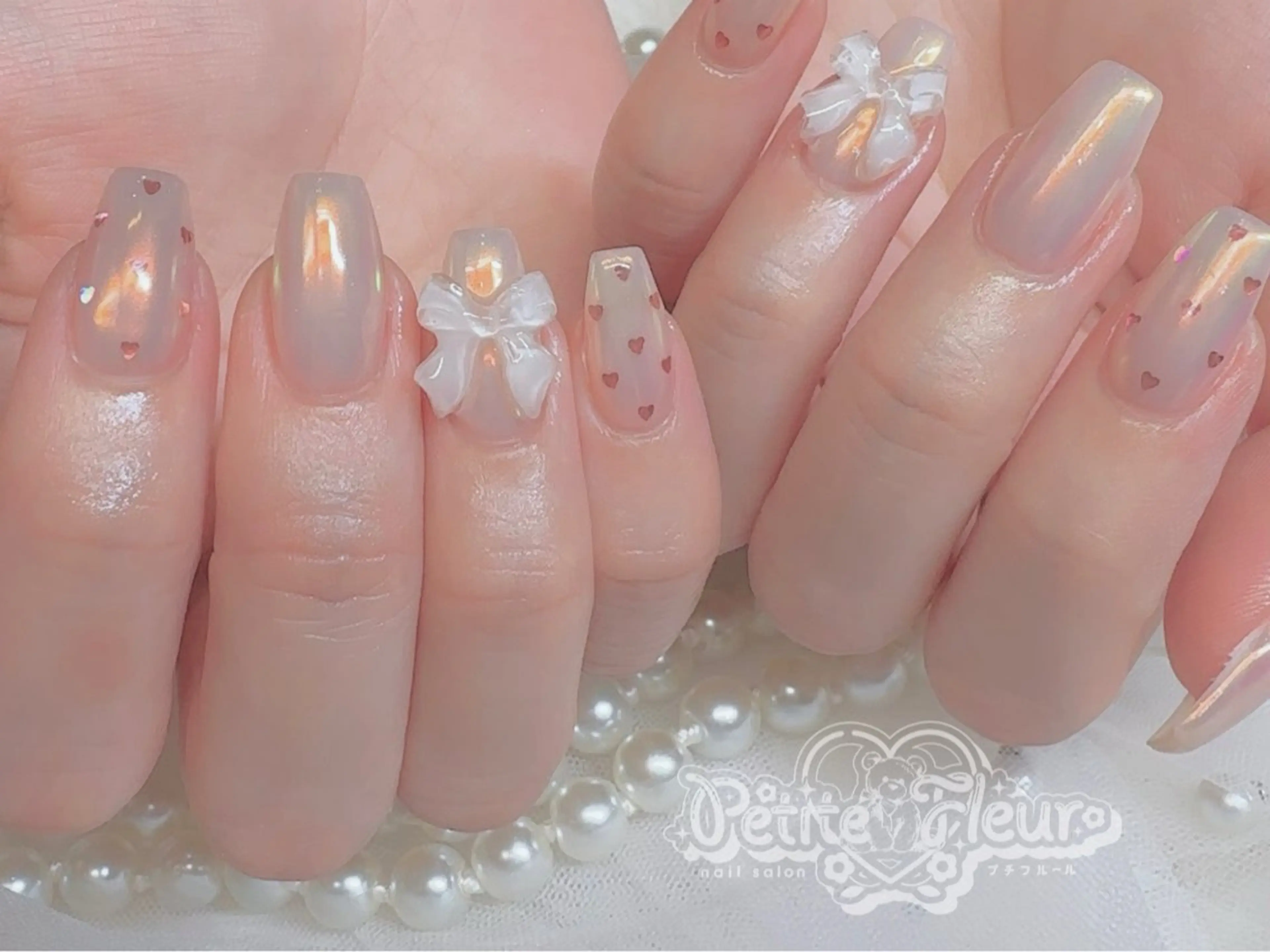 ネイル ハンドネイル ❁⃘*。Petite fleur❁⃘*りさのネイルデザイン