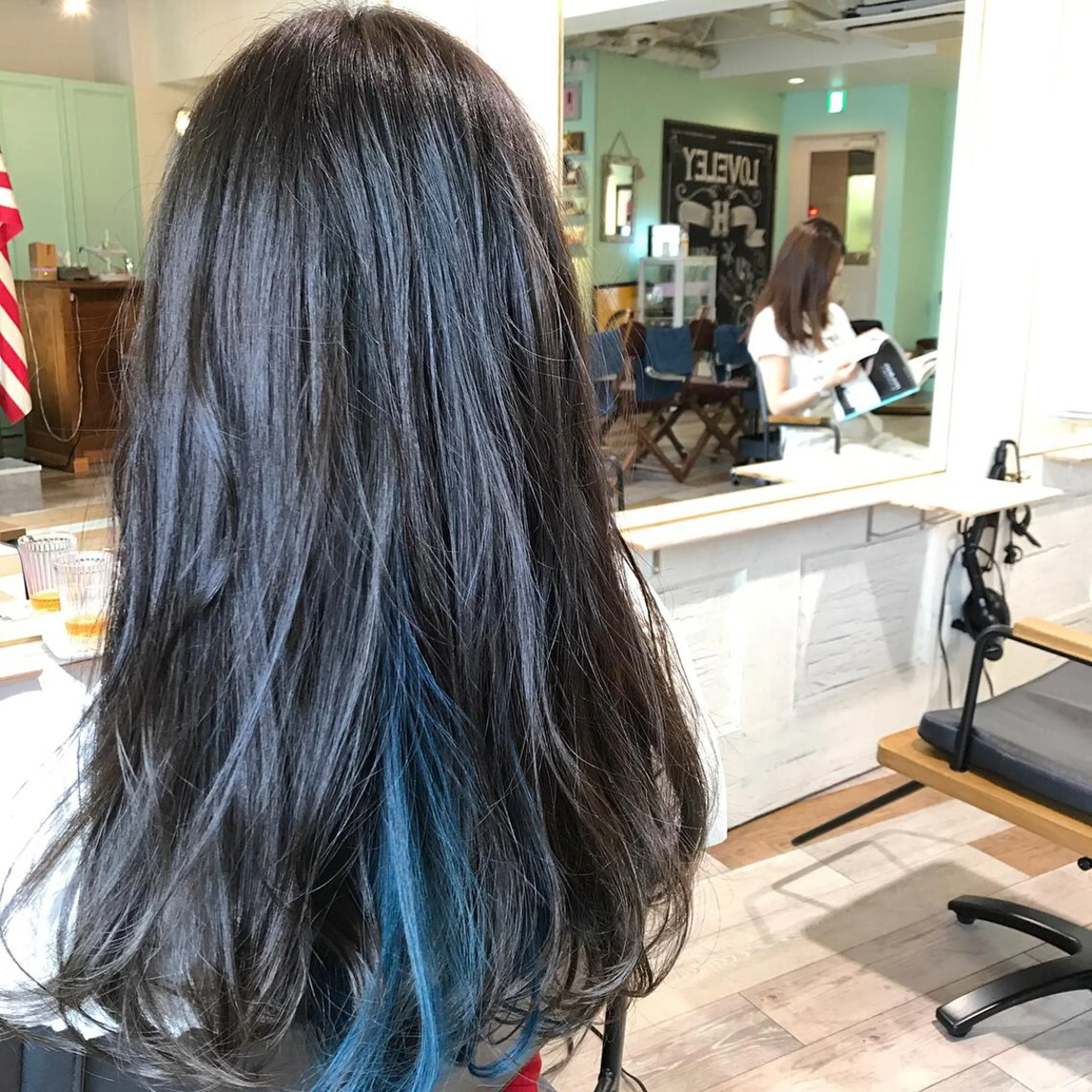 ロング カラー インナーカラー AUBEHAIRpeony所属・山形酸性ストレート 古川✂︎のヘアスタイル