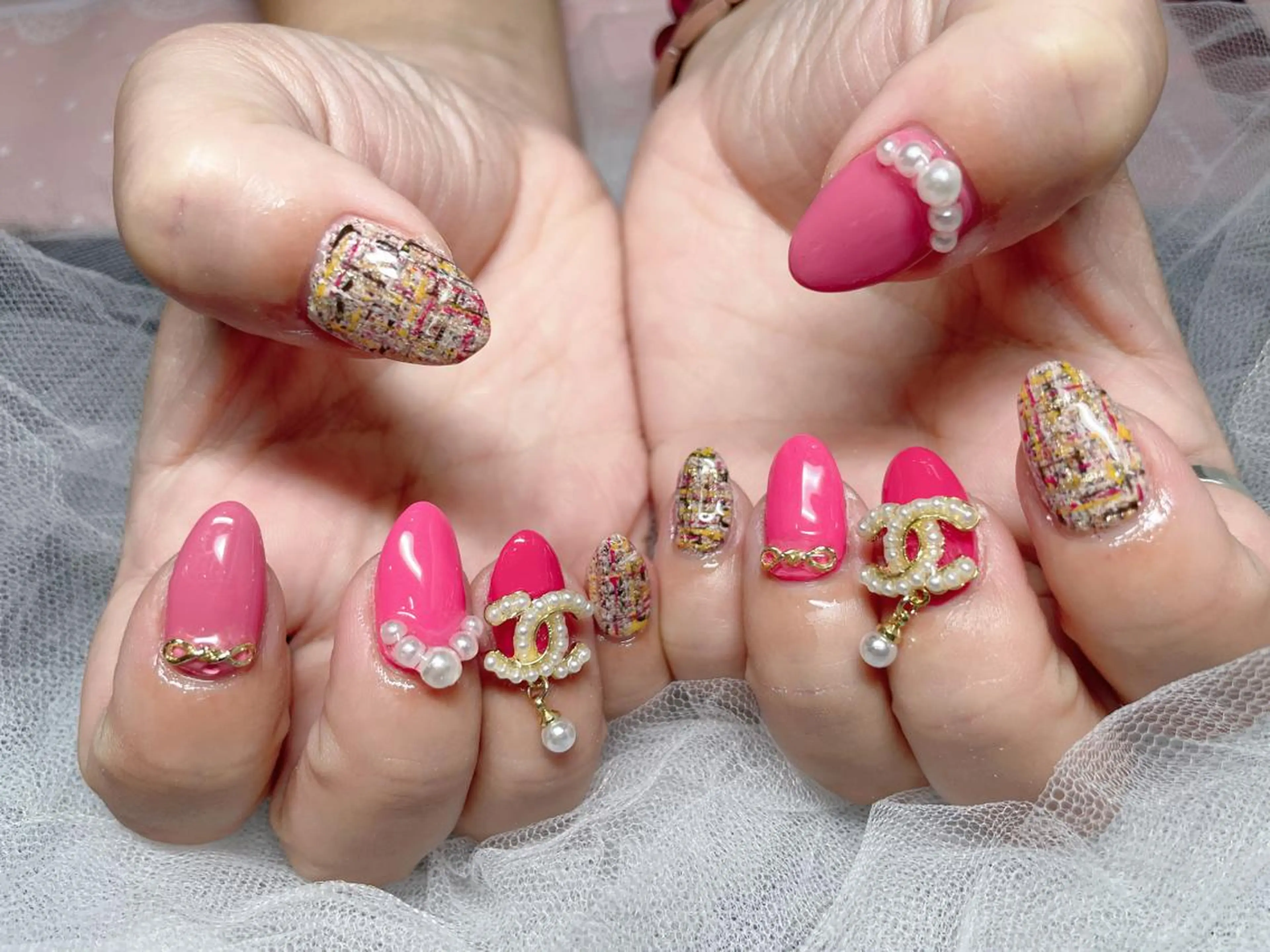 ミディアム ネイル 《LB》ラブリエ Nail&eyeのマツエク・マツパデザイン
