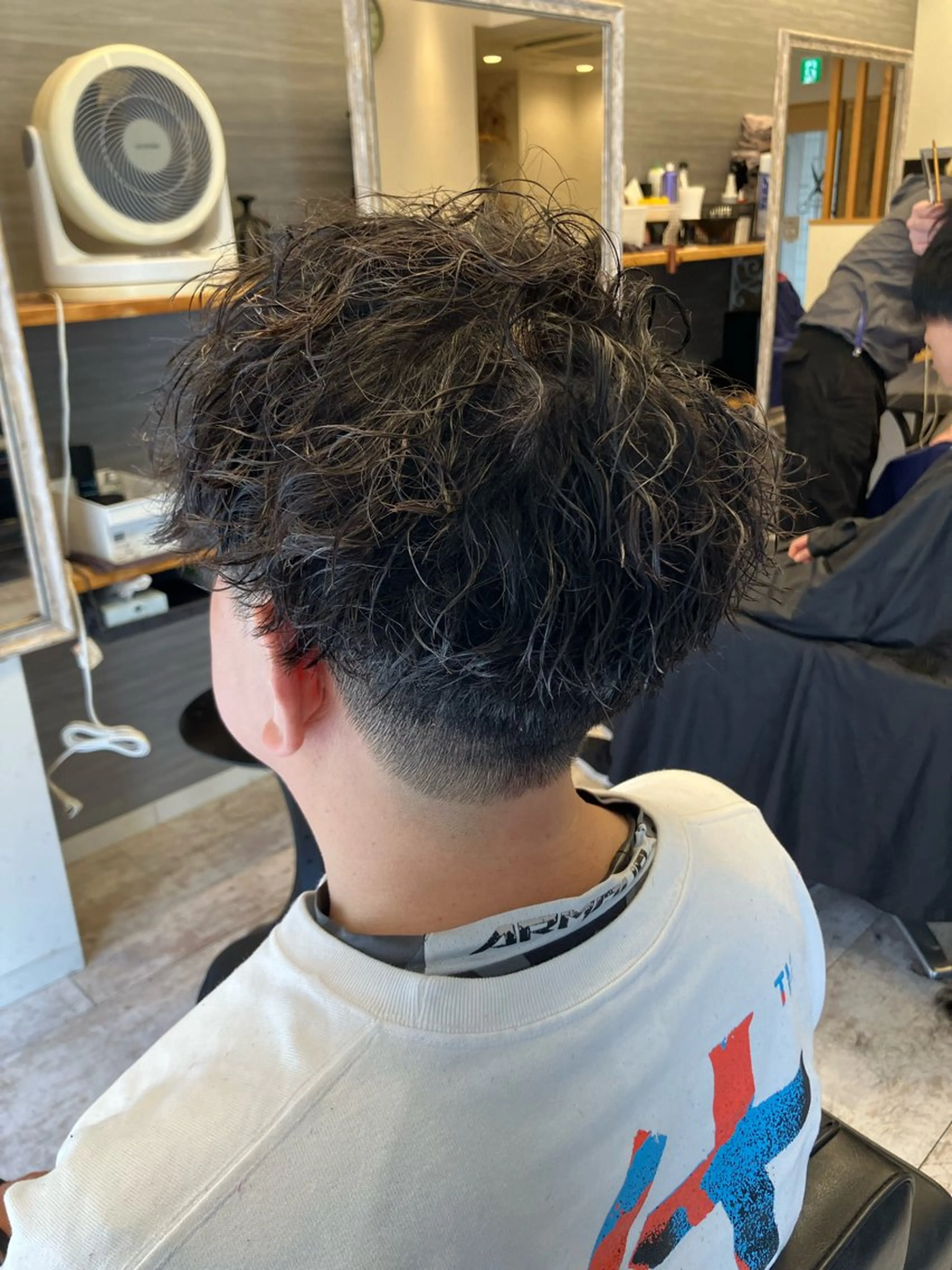 パーマ メンズ カット パーマ men's salon magic関目店所属・メンズ特化/パーマ/ フェードWATARUのヘアスタイル