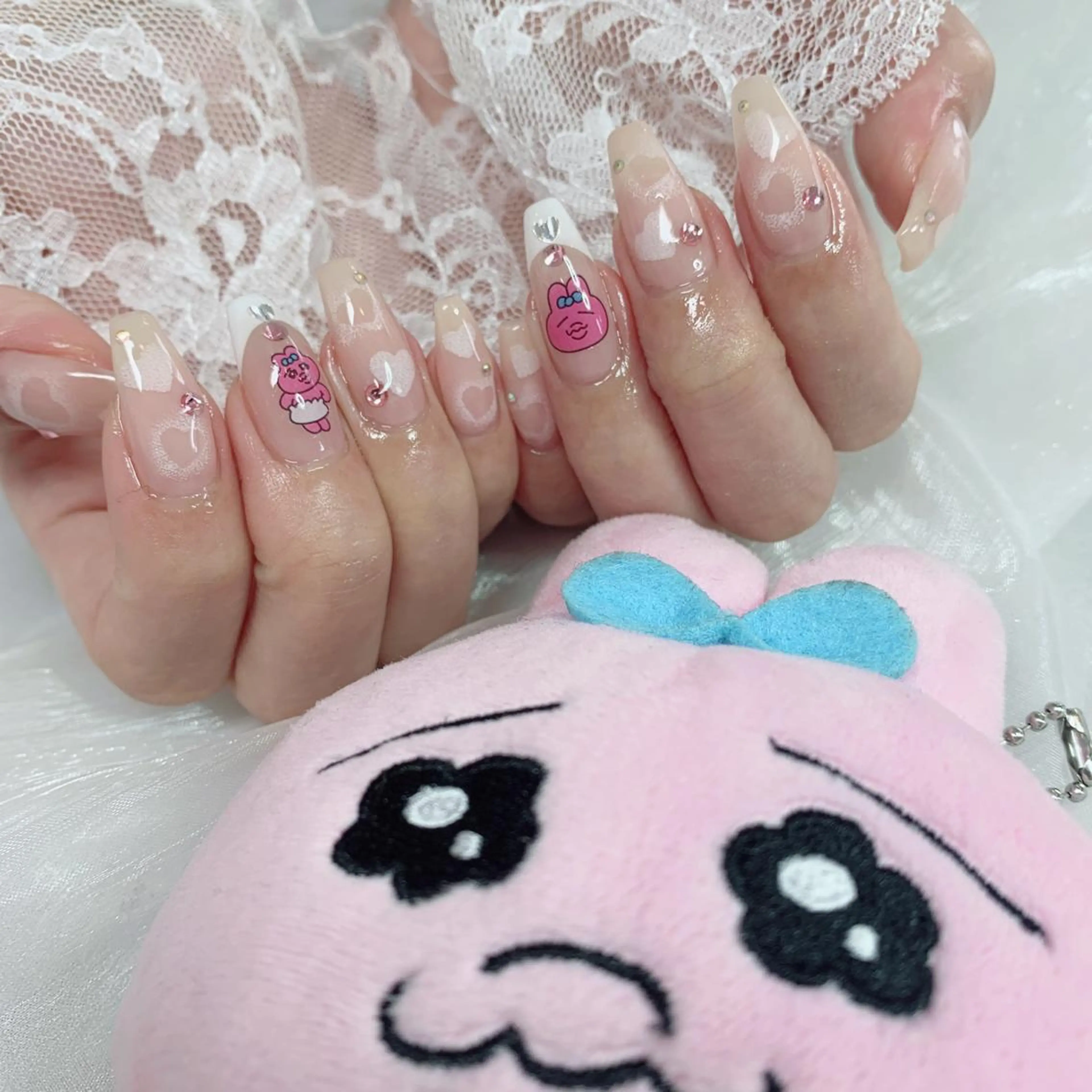 ネイル ハンドネイル La neige* yuki 🥯🍑のネイルデザイン