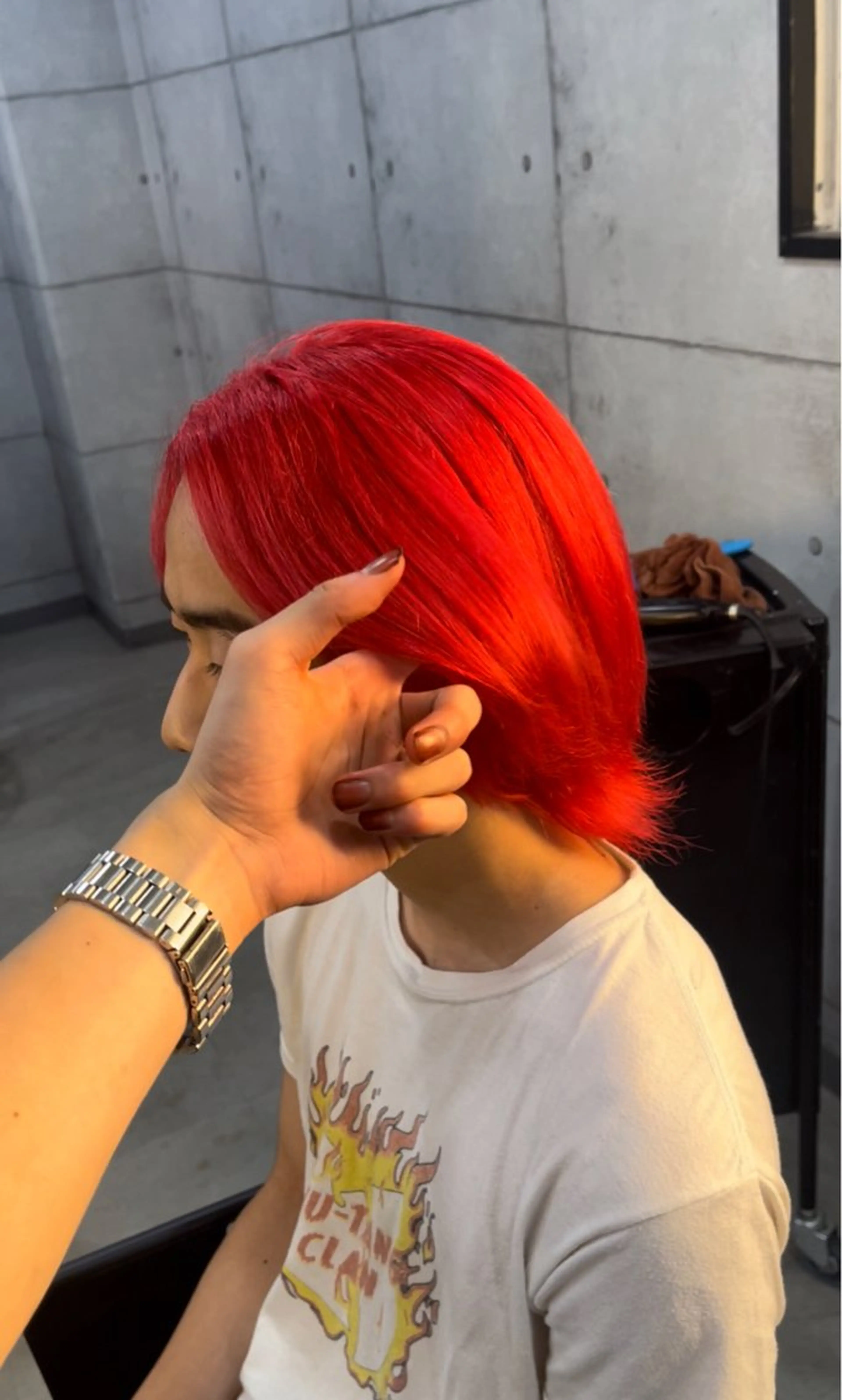 カラー UNBALANCE  OSAKA所属・縮毛矯正モデル 募集中Yuuriのヘアスタイル