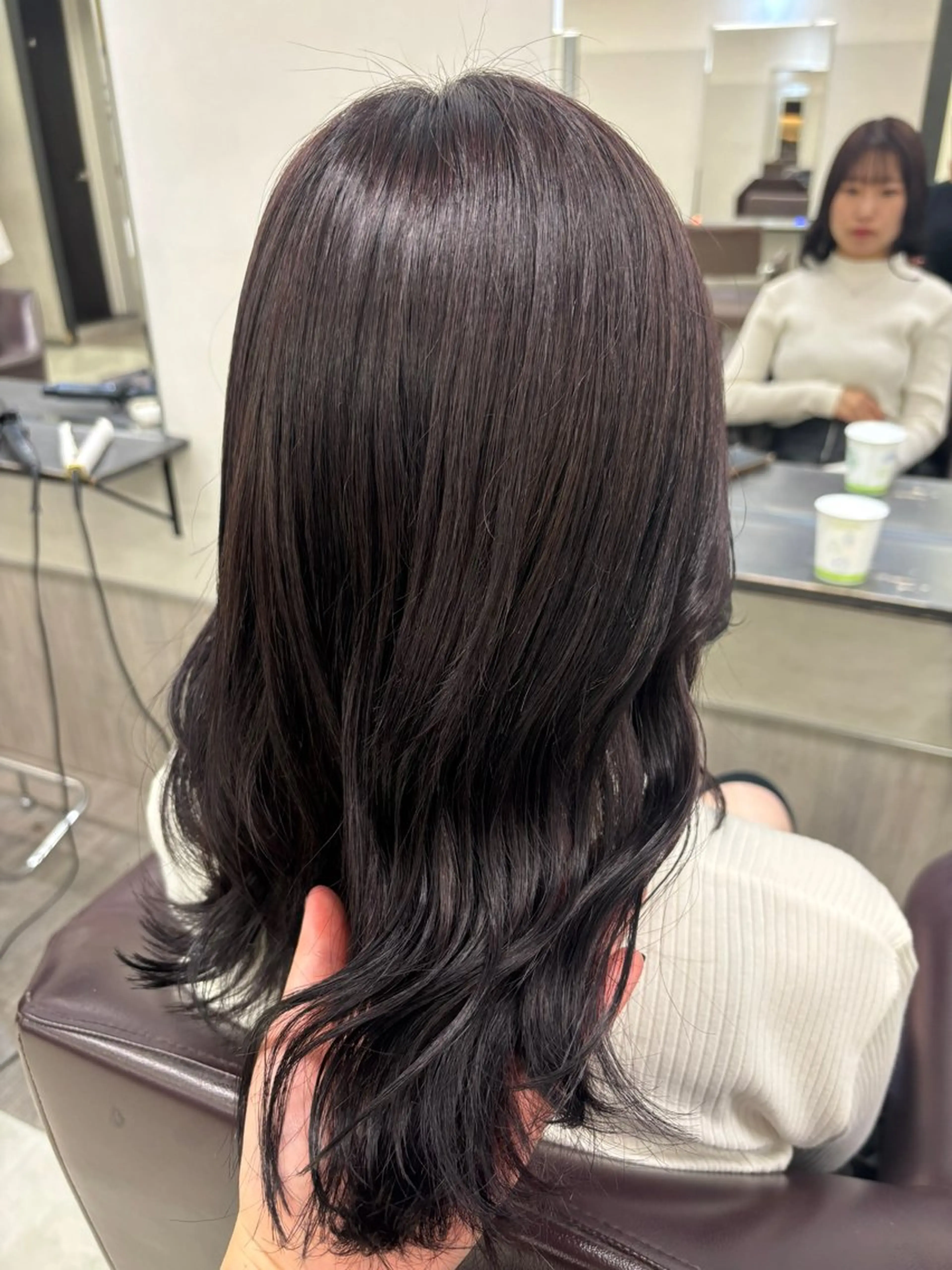 セミロング ヘアカラー トリートメント JILL 橋本菜希のヘアスタイル