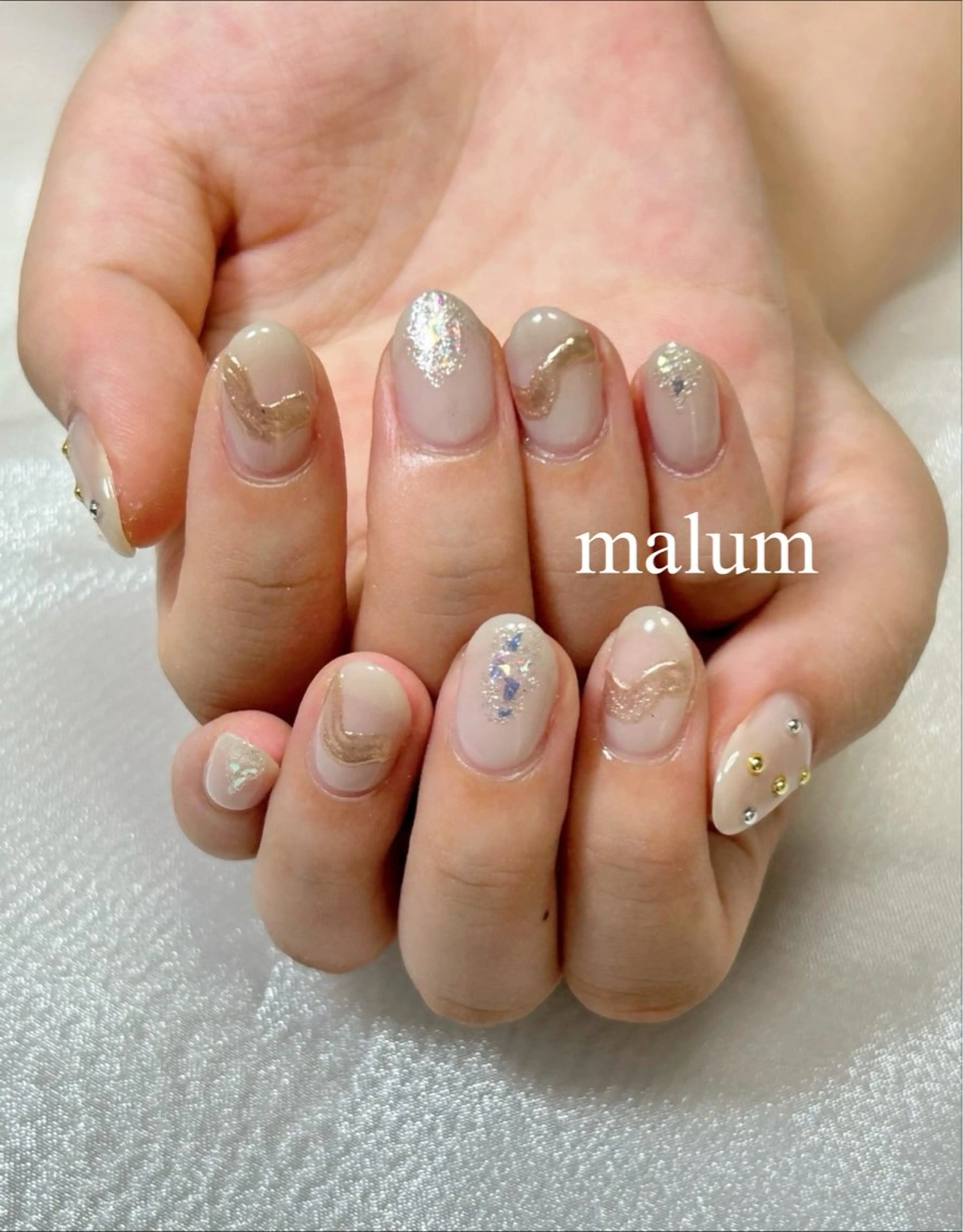ネイル ハンドネイル malum nailのネイルデザイン