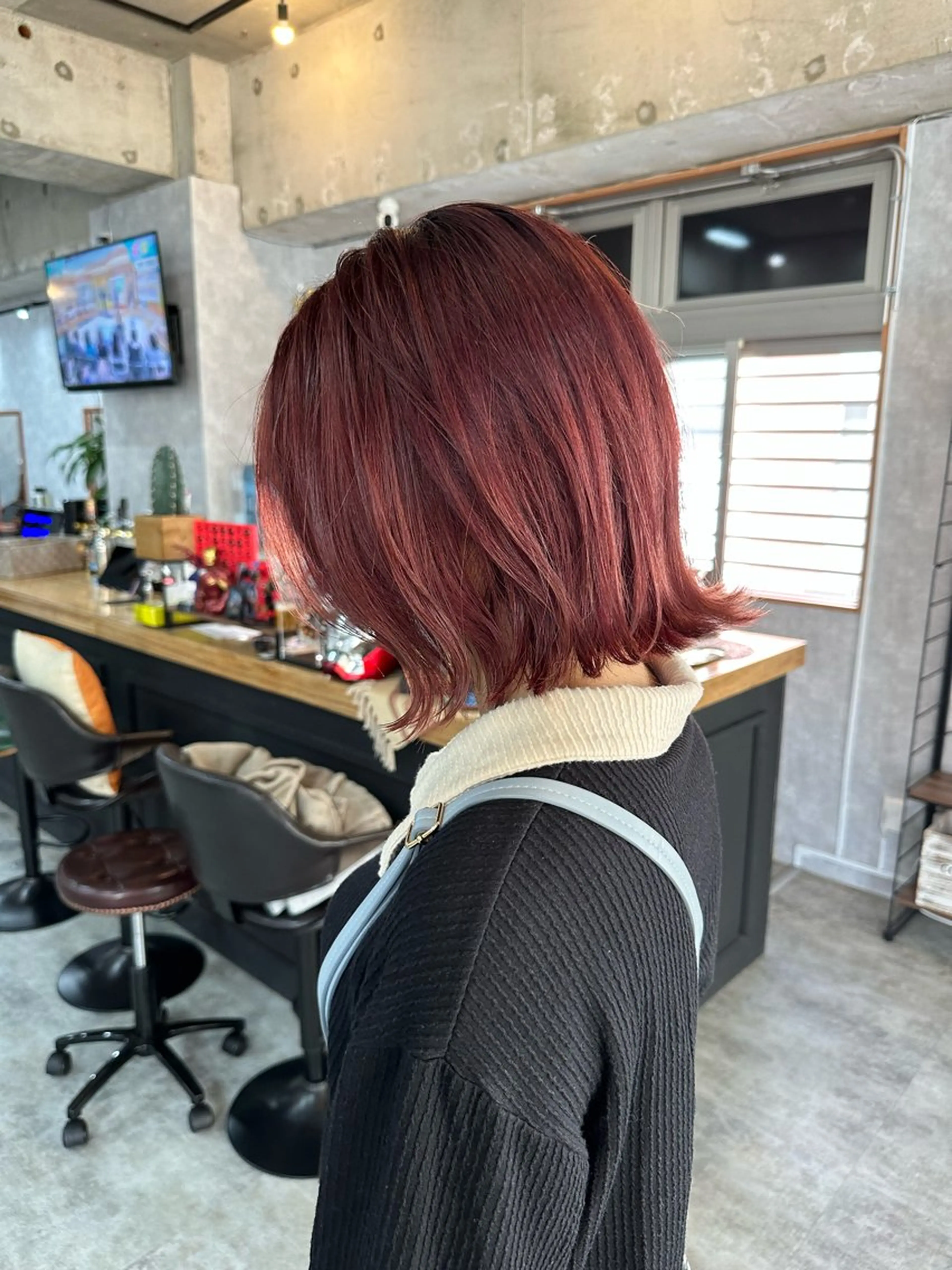 ショート 切りっぱなしボブ ショートボブ ハンサムショート 丸みショート ボブ カット ヘアカラー トリートメント C’LD hair  produce /シールドヘア所属・モテ髪/ボブ/ショー ト/アダチフウトのヘアスタイル