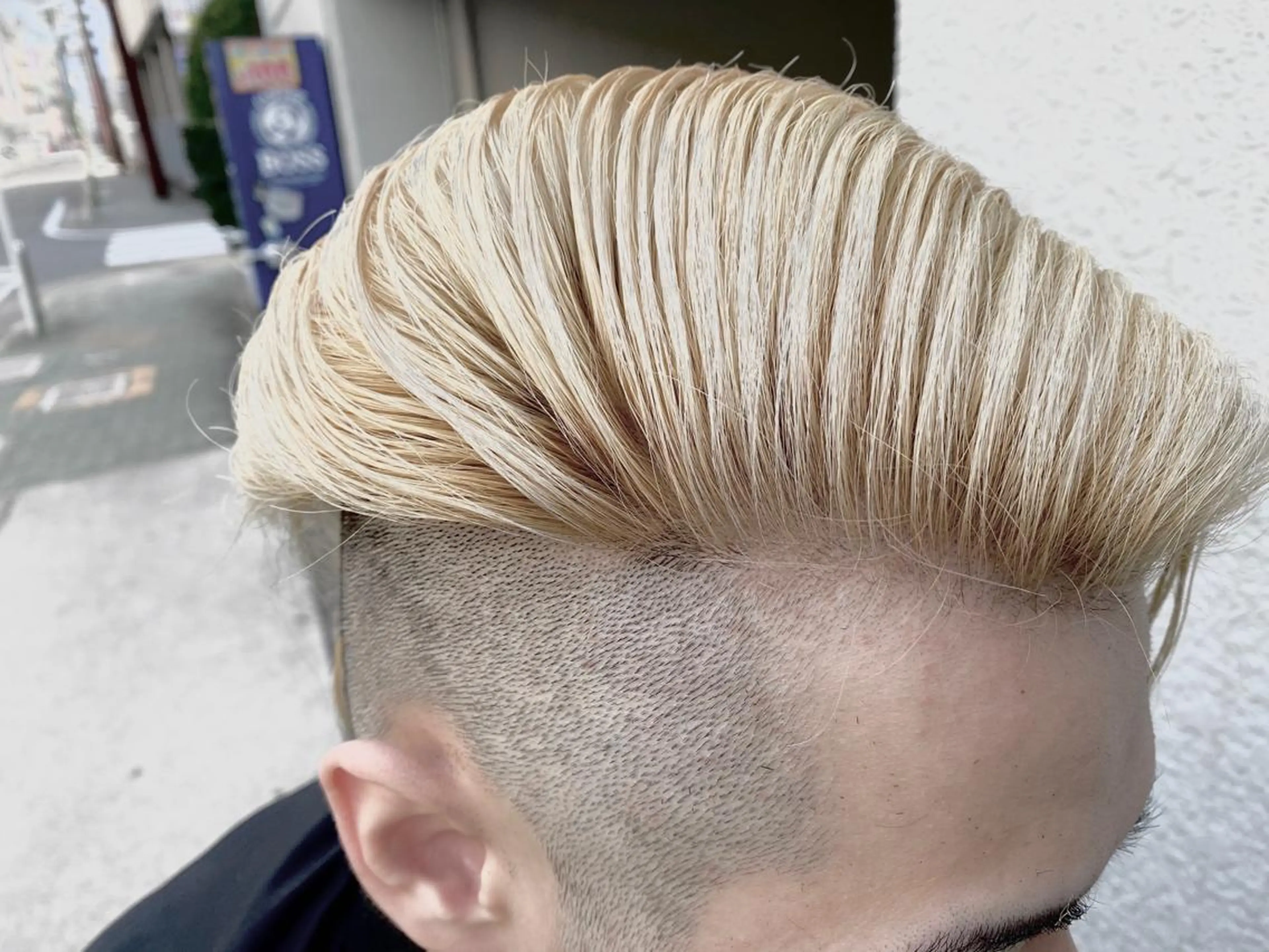 ショート カラー メンズ Helm所属・久次米 智人のヘアスタイル