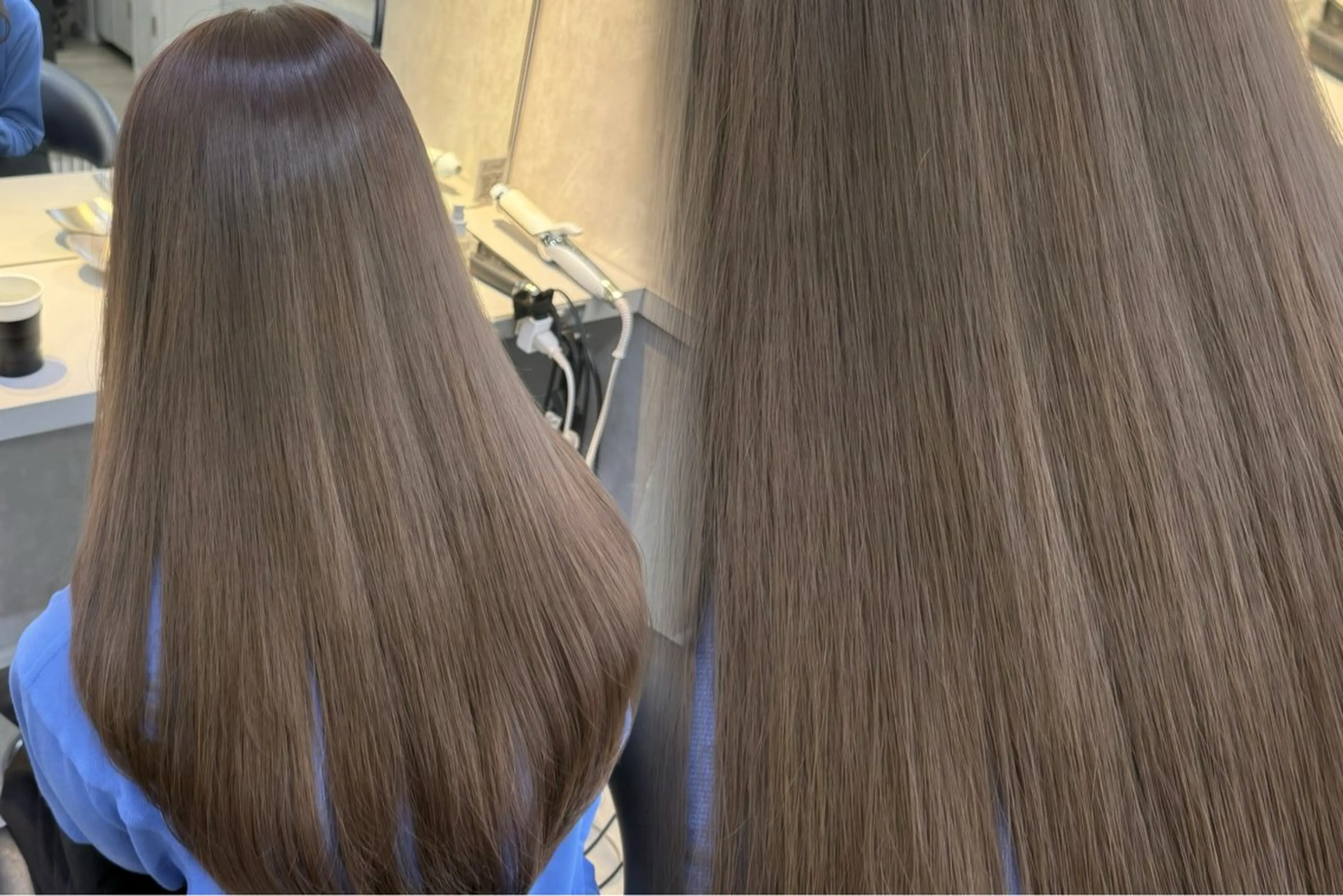 ロング カラー カット ヘアカラー トリートメント 韓国レイヤー× 艶髪 池袋/ハナ🌷のヘアスタイル