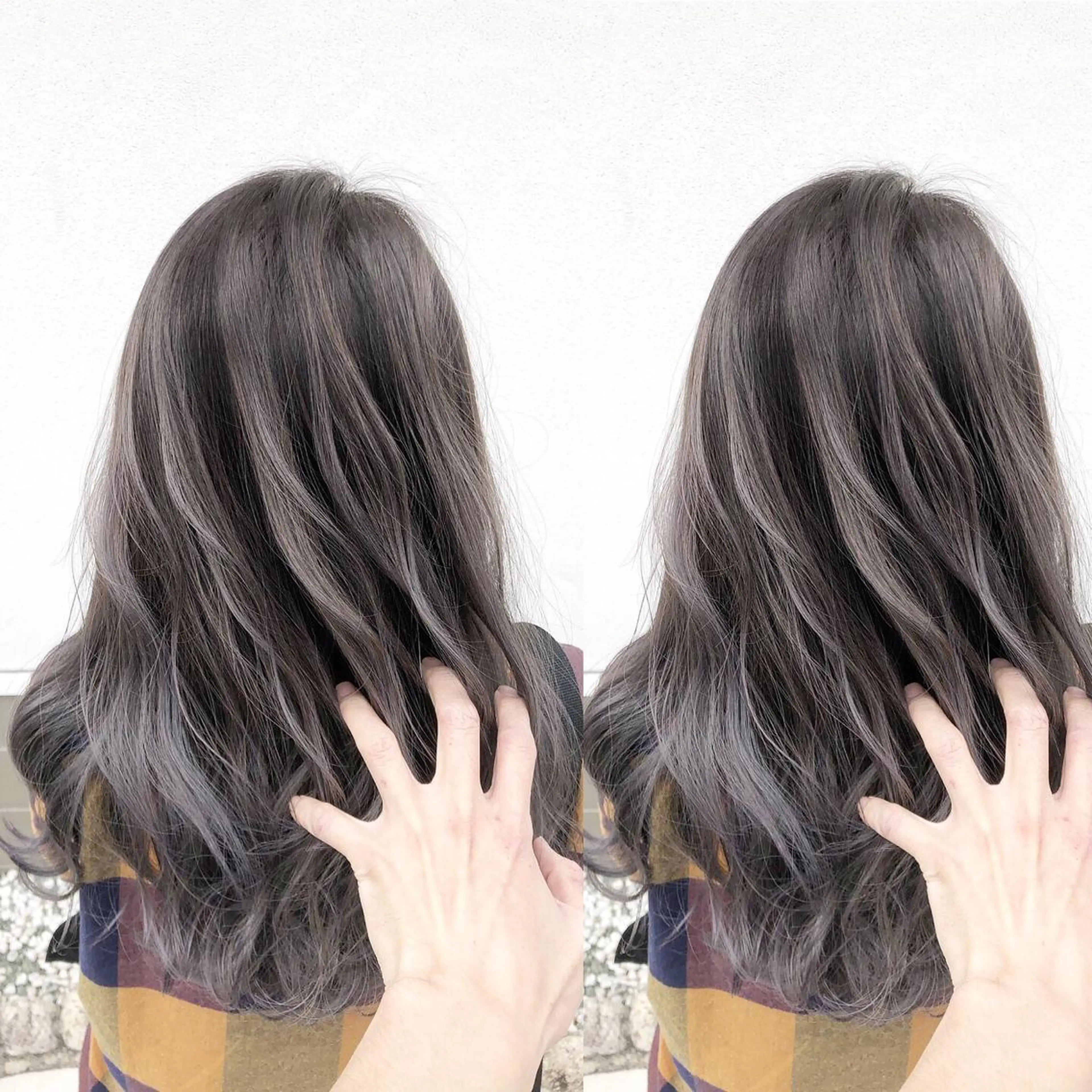 ロング カット ヘアカラー トリートメント 具志 正太のヘアスタイル