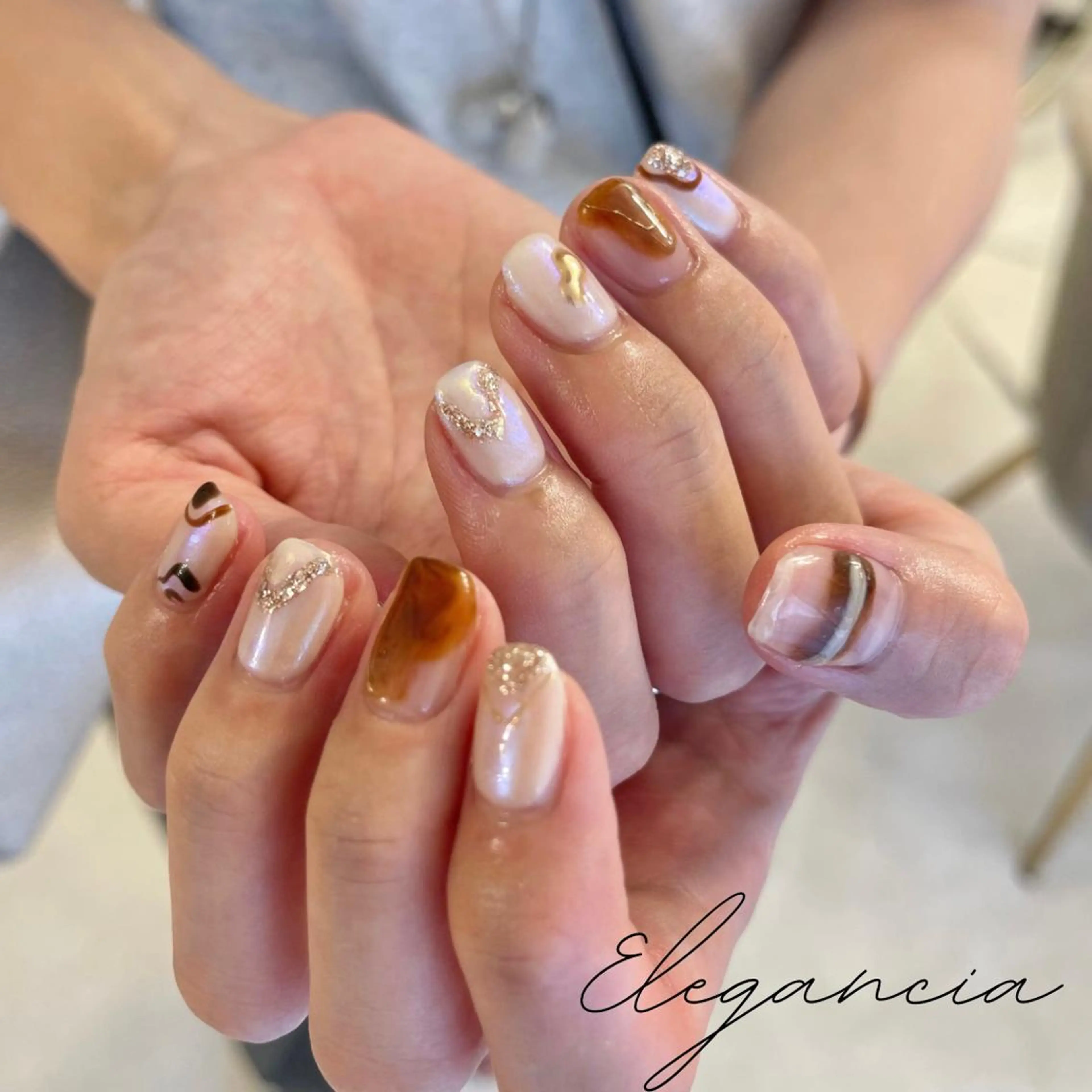 カラー ネイル ハンドネイル Elegancia. Hiromiのネイルデザイン