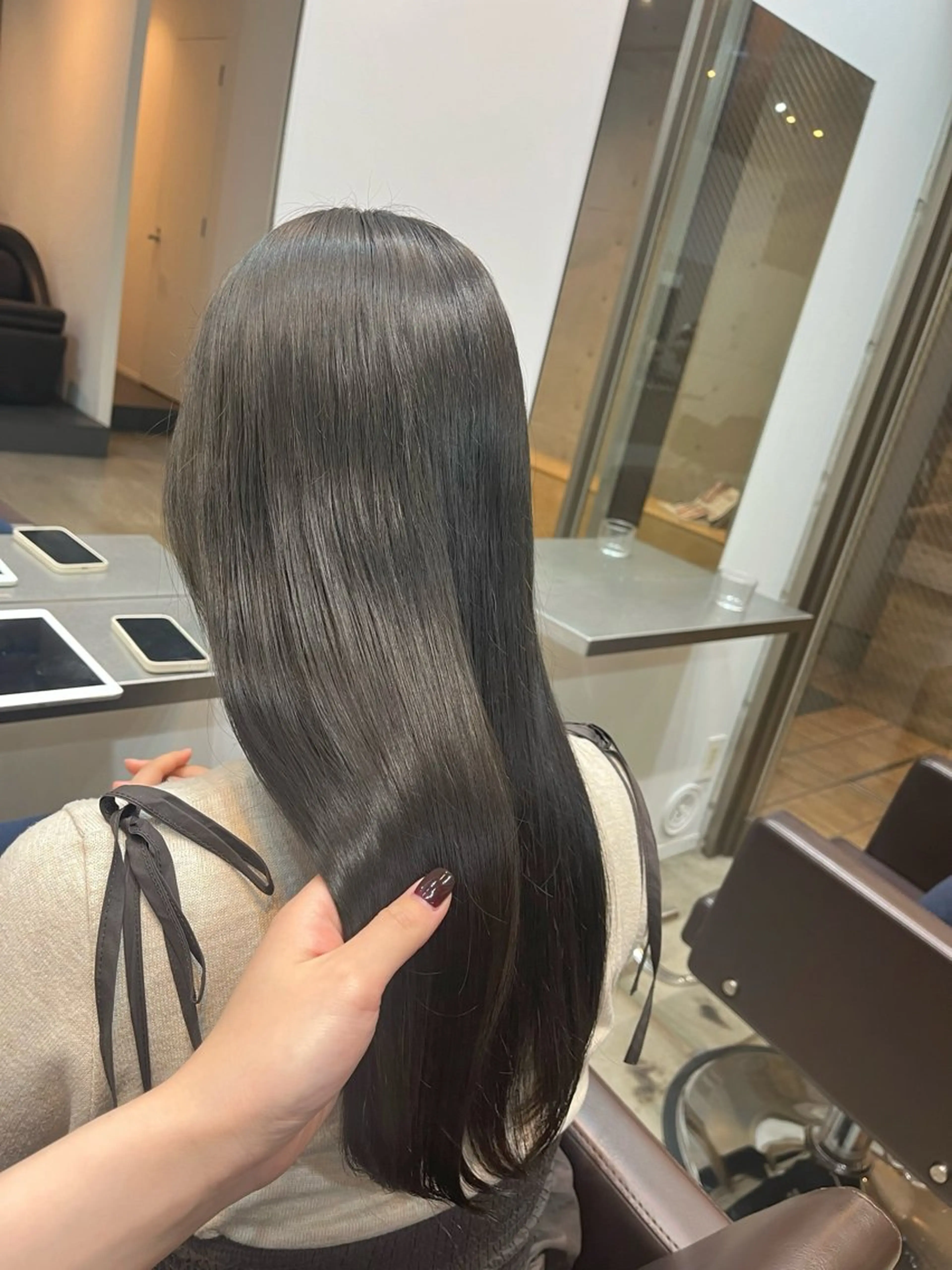 ブリーチなしダブルカラーの写真