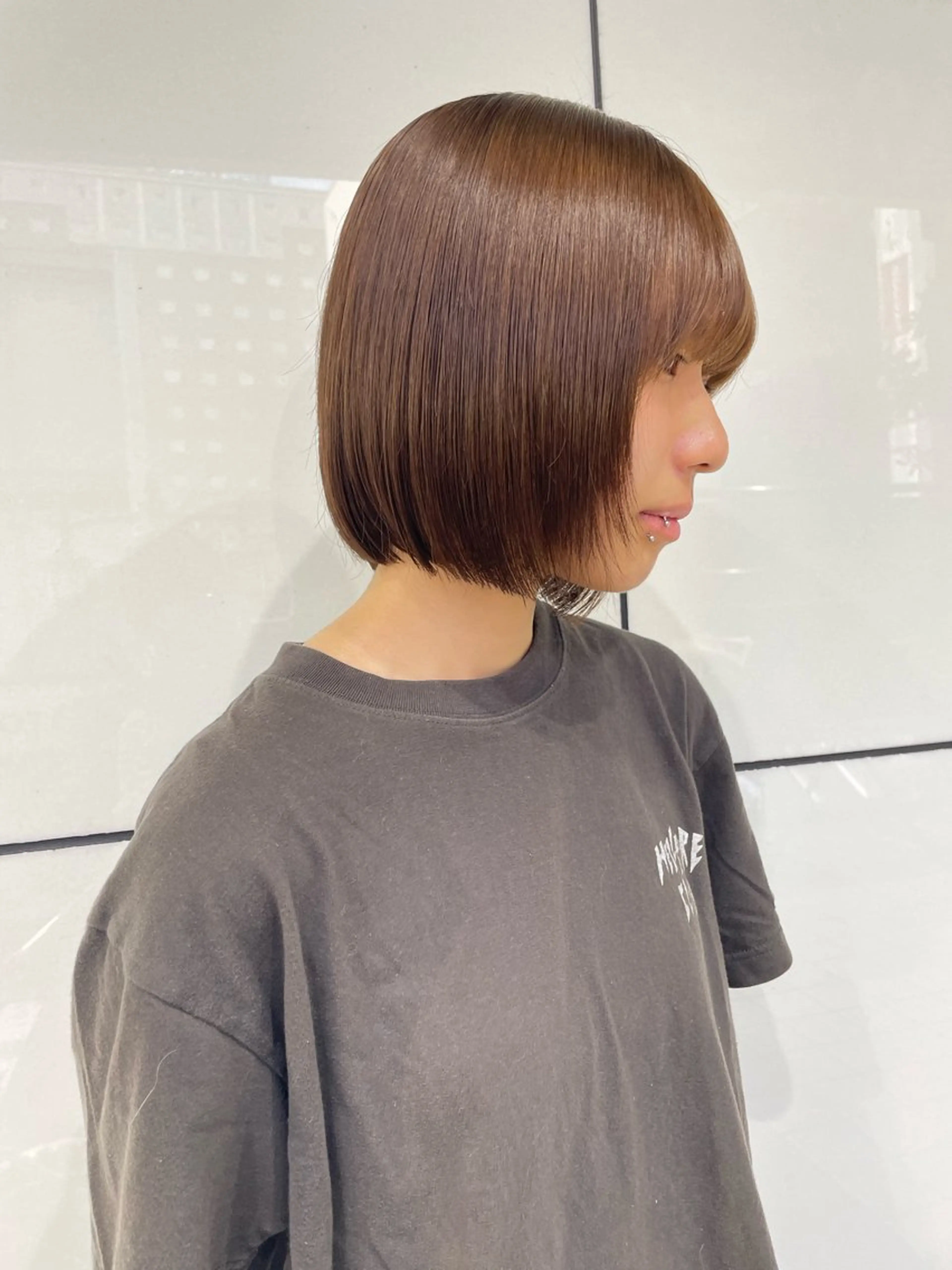 ショート ‪るか/‪透明感 カラー/アレンジのヘアスタイル