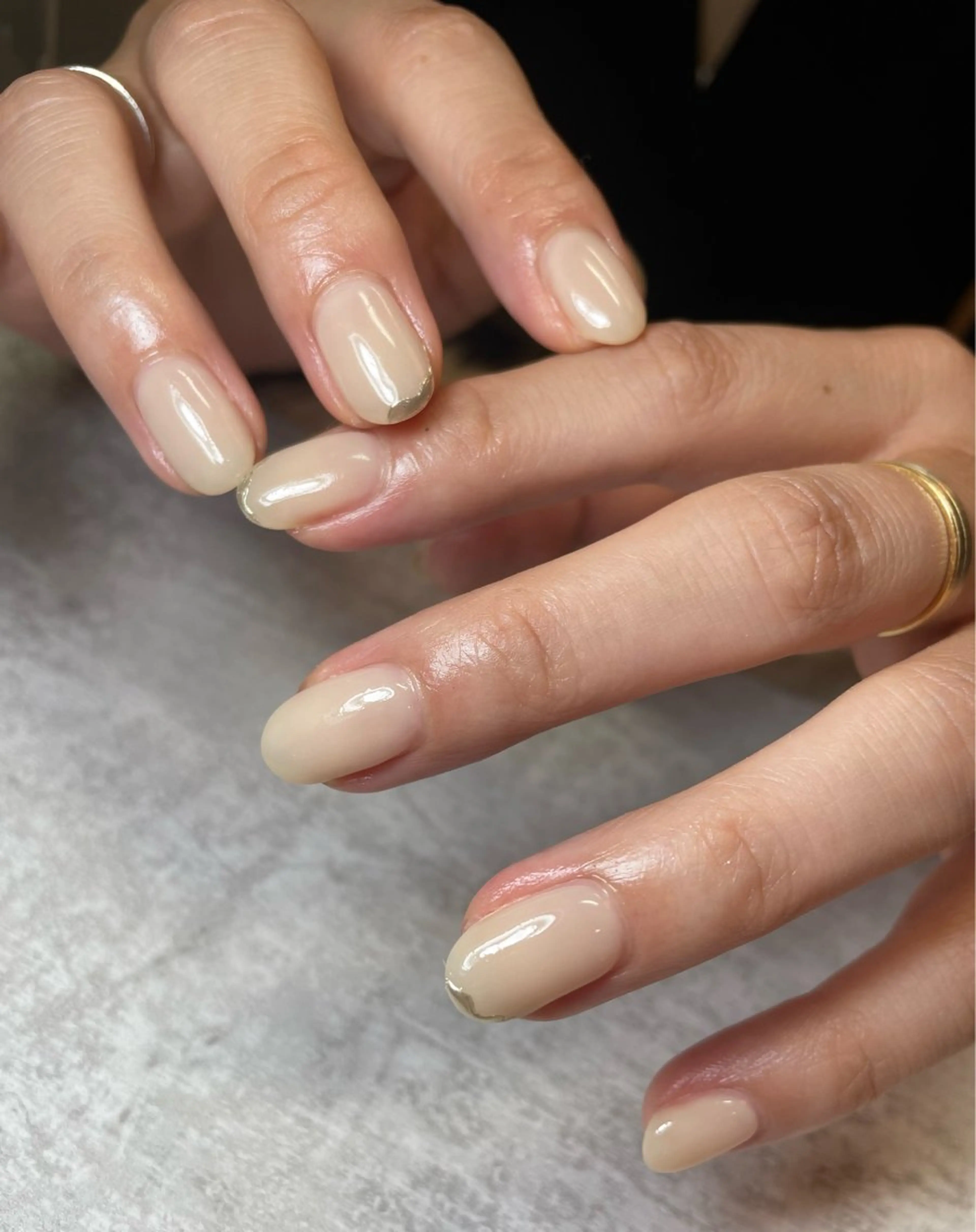 ネイル アートネイル ミラーネイル 持ち込み シンプルネイル BEAUTY GARDEN 【nail salon unseul】所属・nana .のネイルデザイン