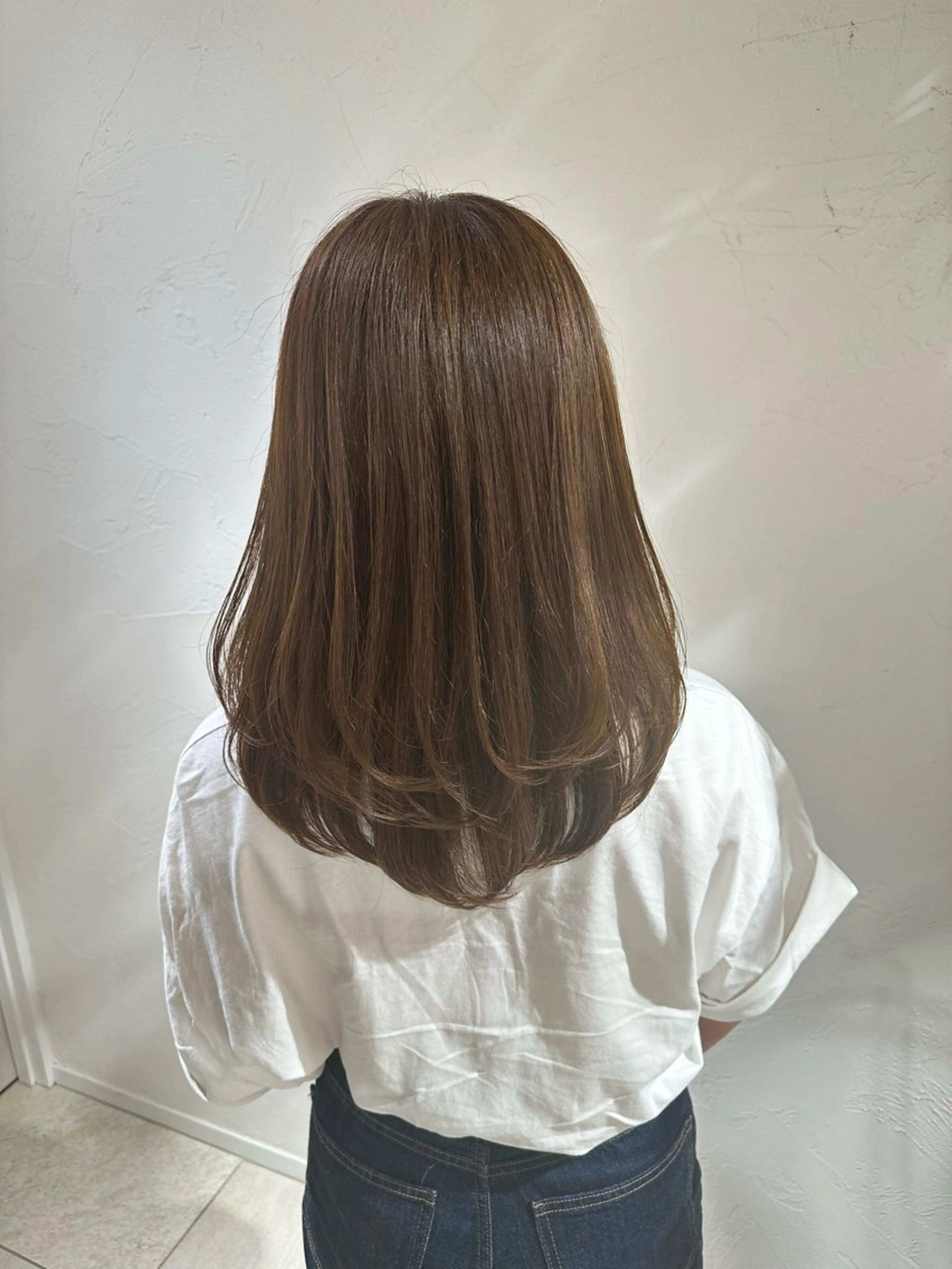 セミロング カット 🌼アユム/レイヤー ハッシュカット🌼のヘアスタイル