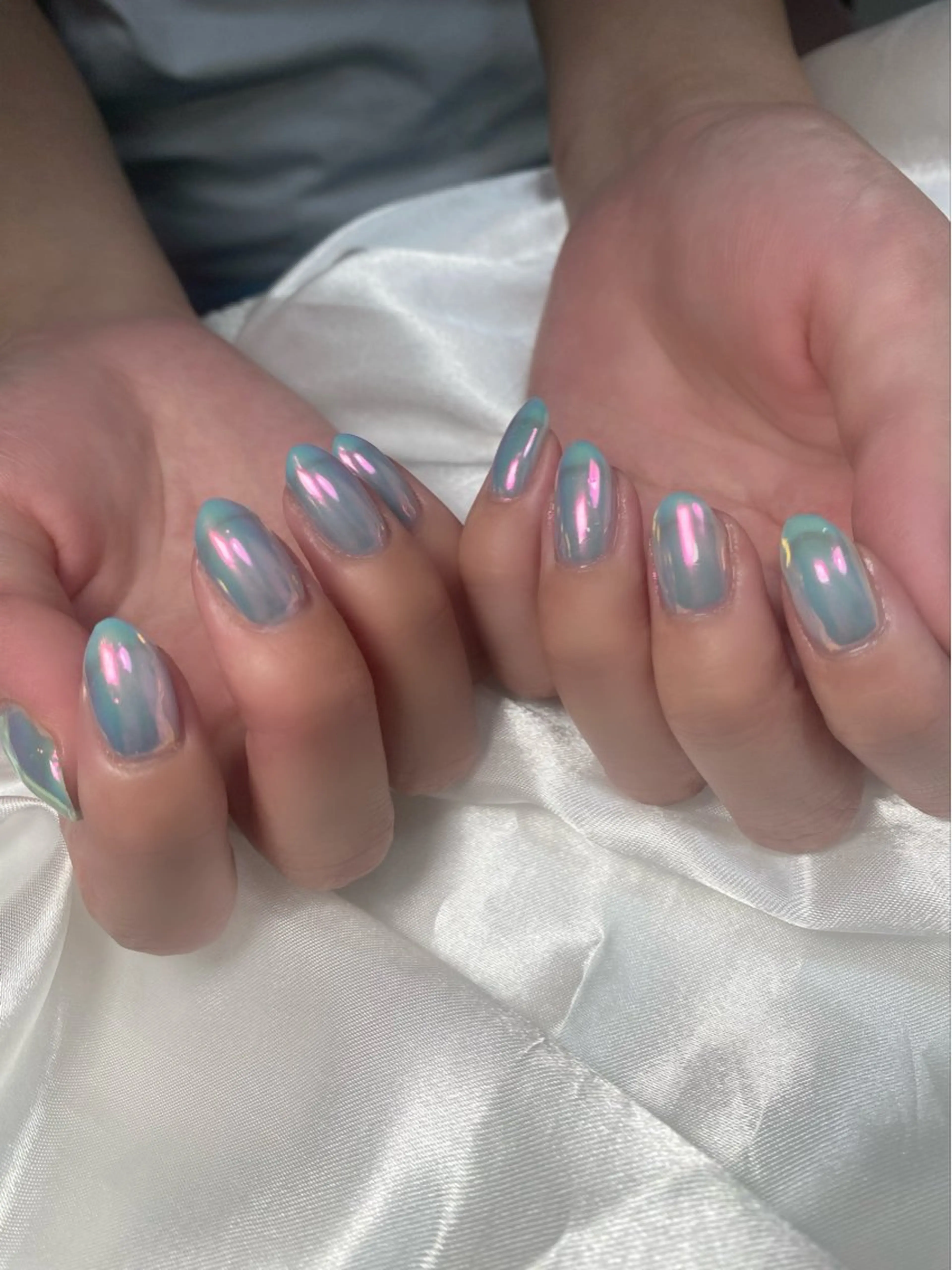 ネイル オーロラネイル mille feuilleのネイルデザイン