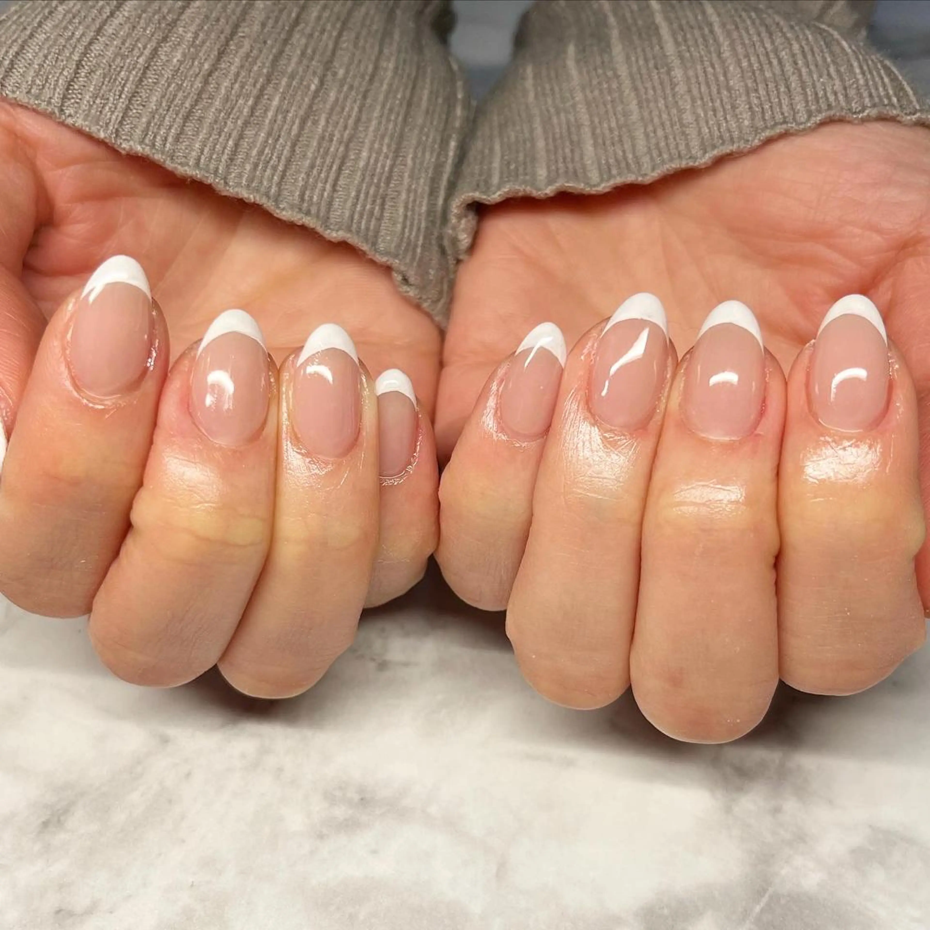 ネイル フレンチネイル 587nail *のネイルデザイン