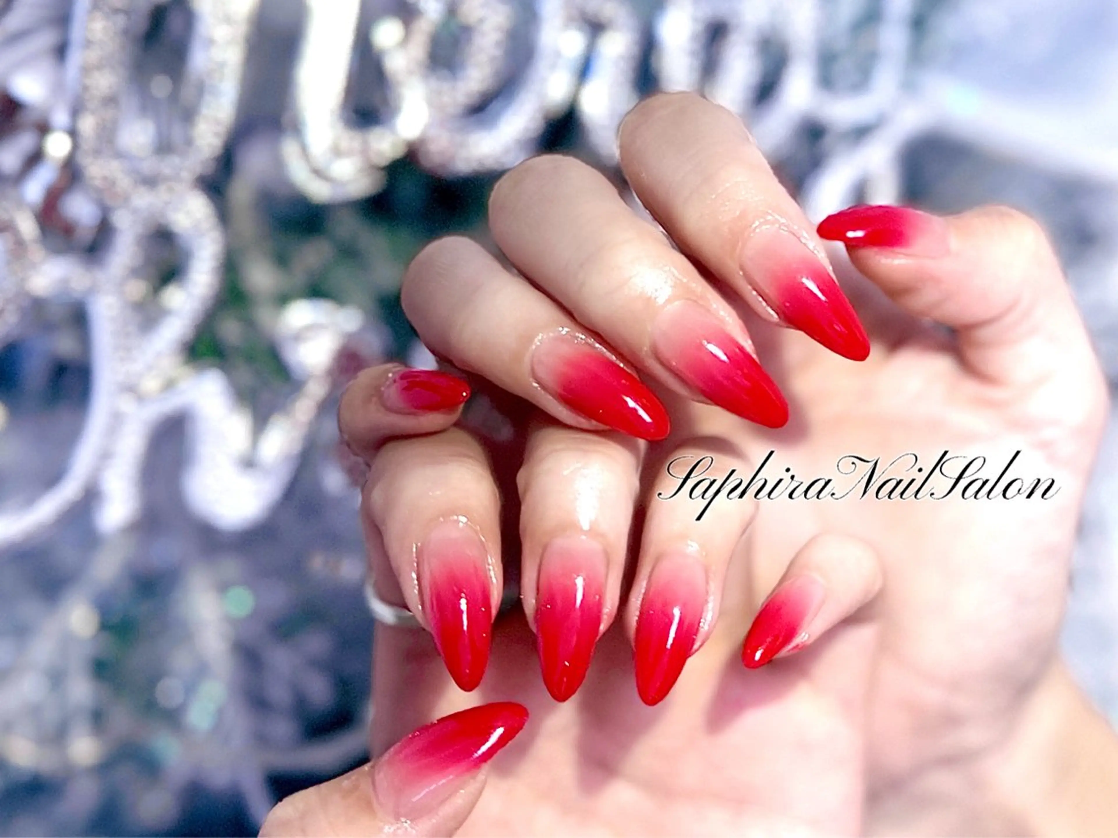 カラー ハンドネイル Saphiraネイル サロン錦糸町のネイルデザイン