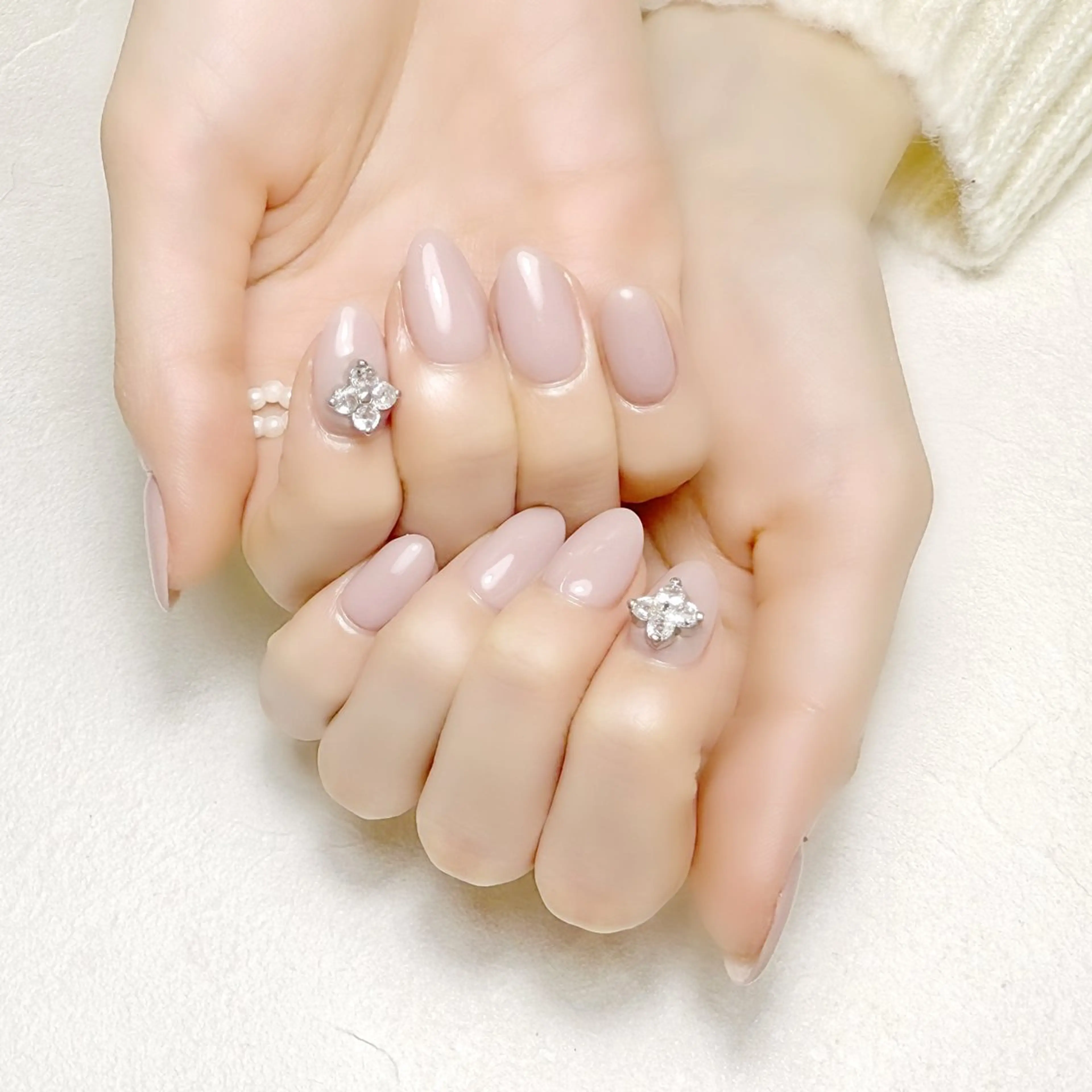 ネイル アートネイル オフィスネイル ワンカラーネイル rouse nail RISATOのネイルデザイン