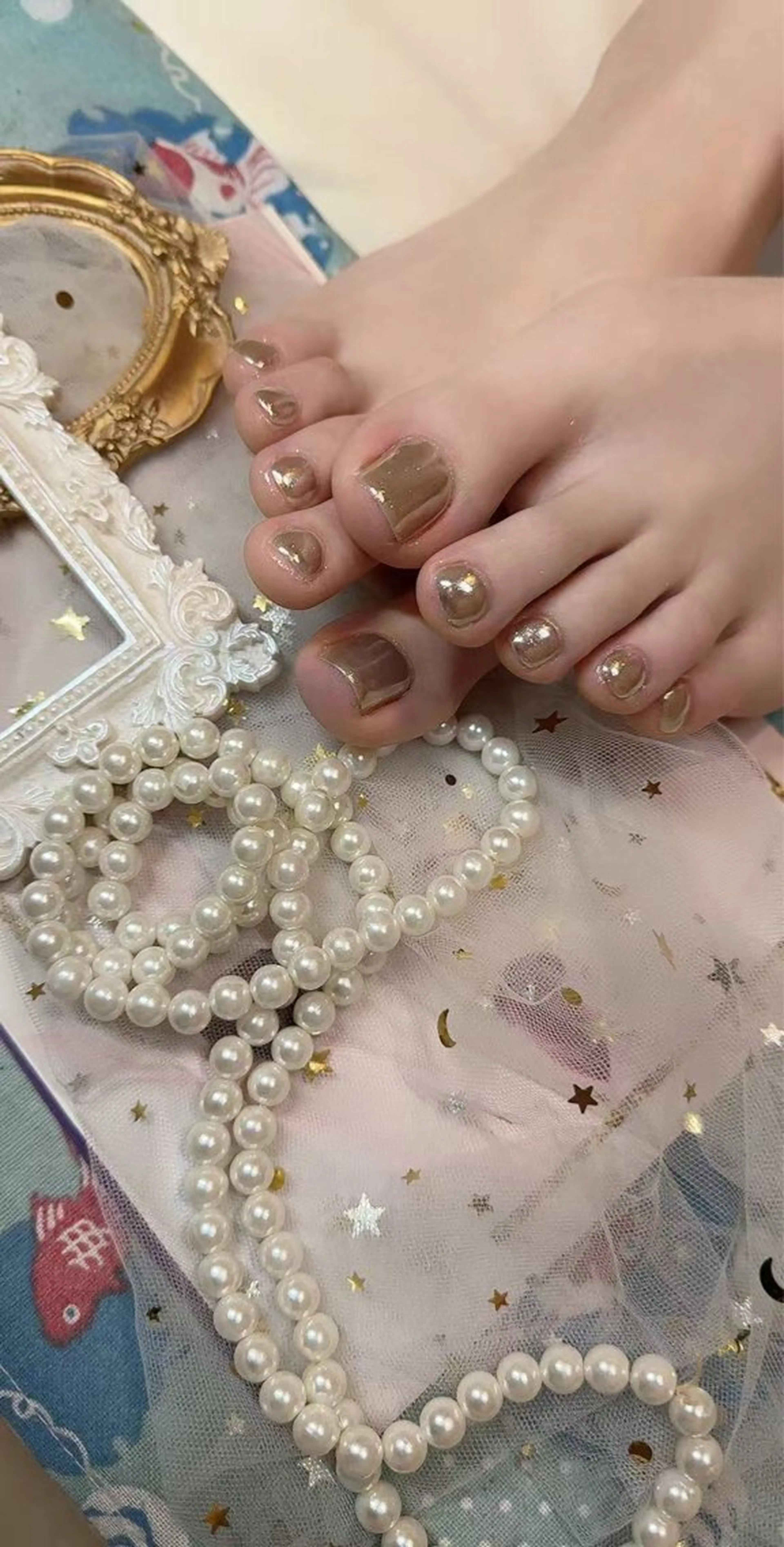 ネイル フットネイル ミラーネイル ベラッコ所属・ネイルサロン ベラッコのネイルデザイン