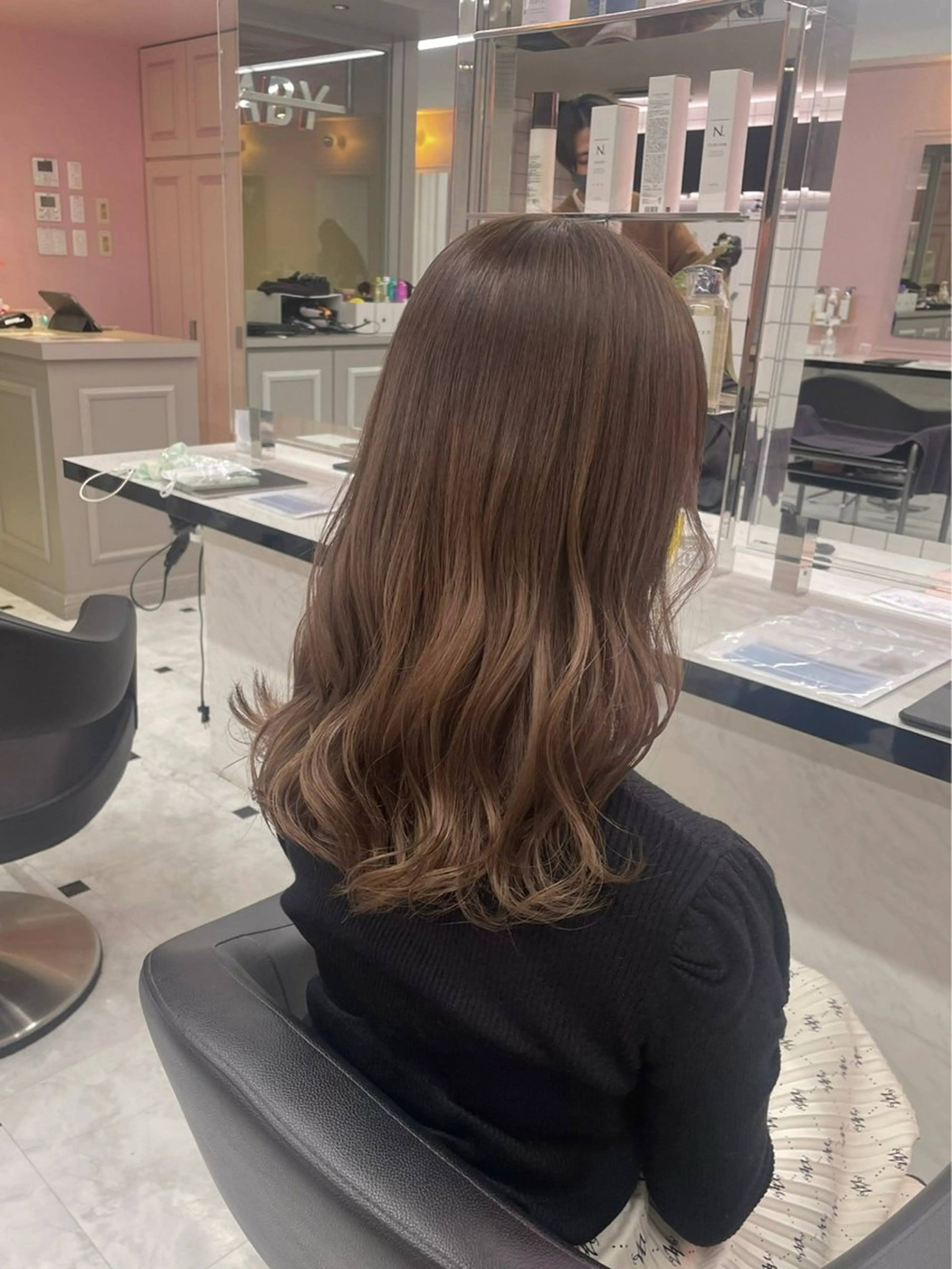 ロング カラー ヘアアレンジ 💖うる艶カラー💖 モデル募集💖のヘアスタイル