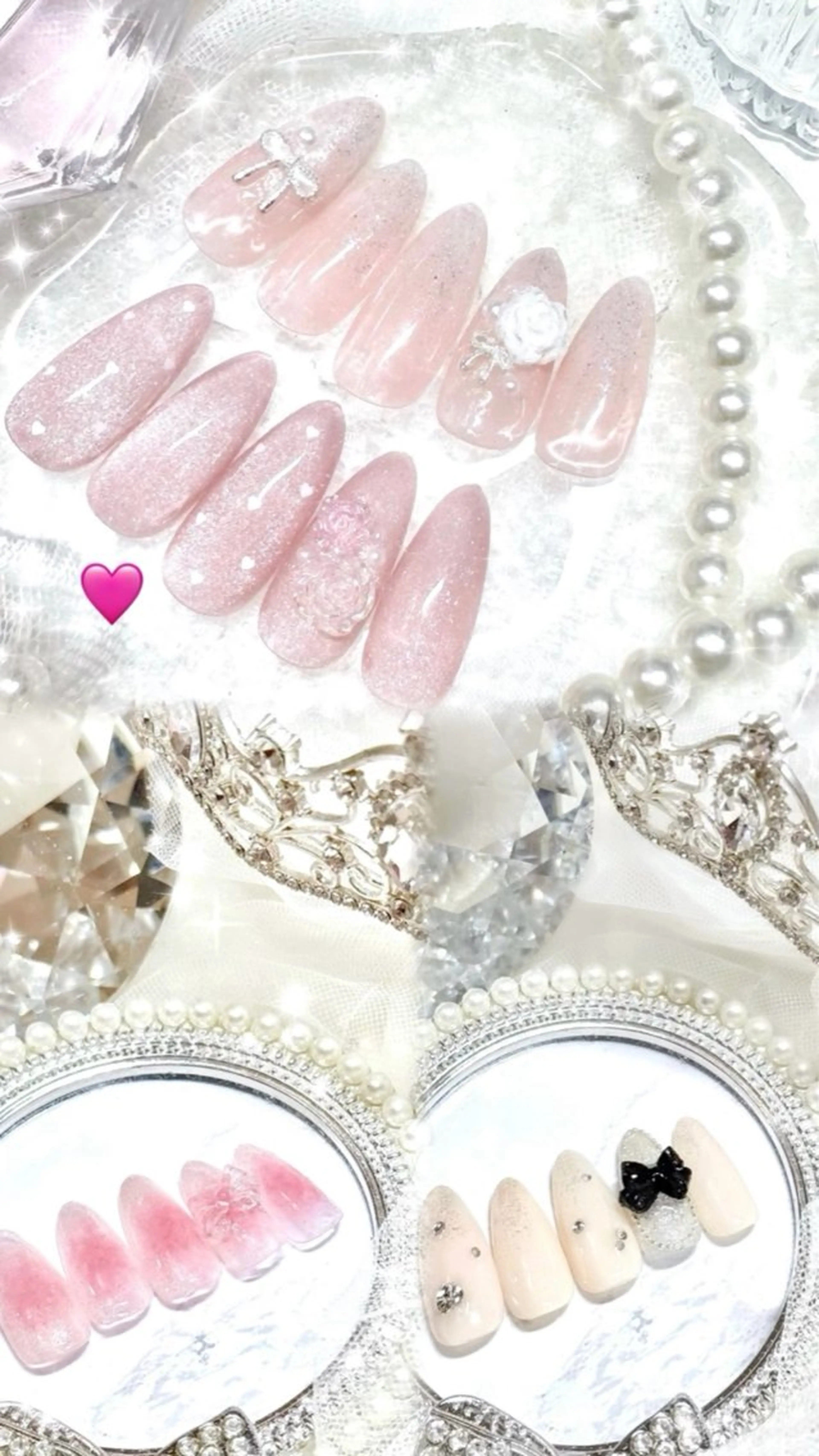 ネイル ハンドネイル 𝗝𝗨𝗥𝗜🎀 niconail三鷹のネイルデザイン