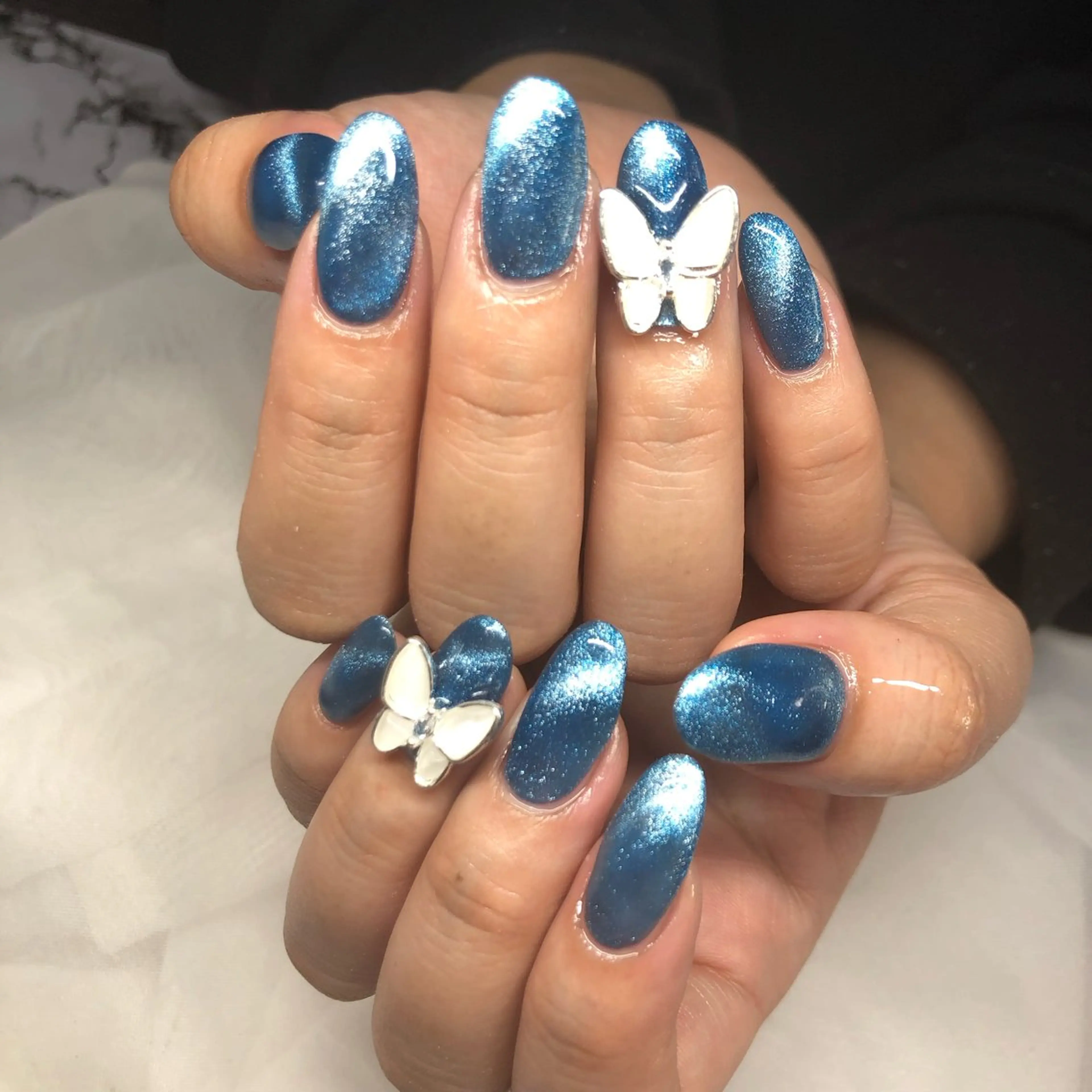 ネイル フレンチネイル ジェルネイル グラデーション マグネットネイル メンズネイル ハンドネイル Gracias. rieのネイルデザイン