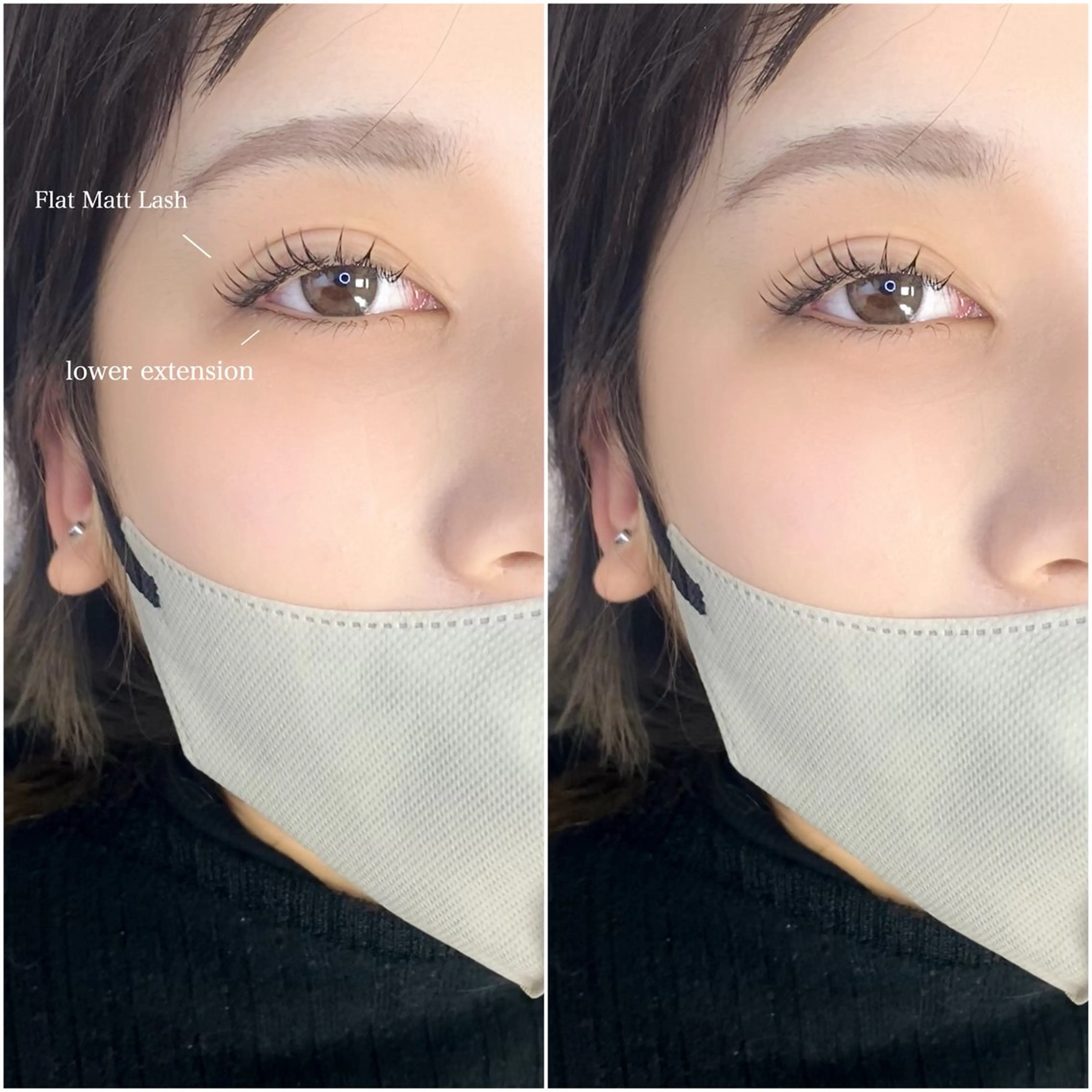 マツエク・マツパ 束感まつ毛 フラットラッシュ 韓国風マツエク パリジェンヌラッシュリフト まつげパーマ マツエク viviAiles ♡⃛ Ruiのマツエク・マツパデザイン