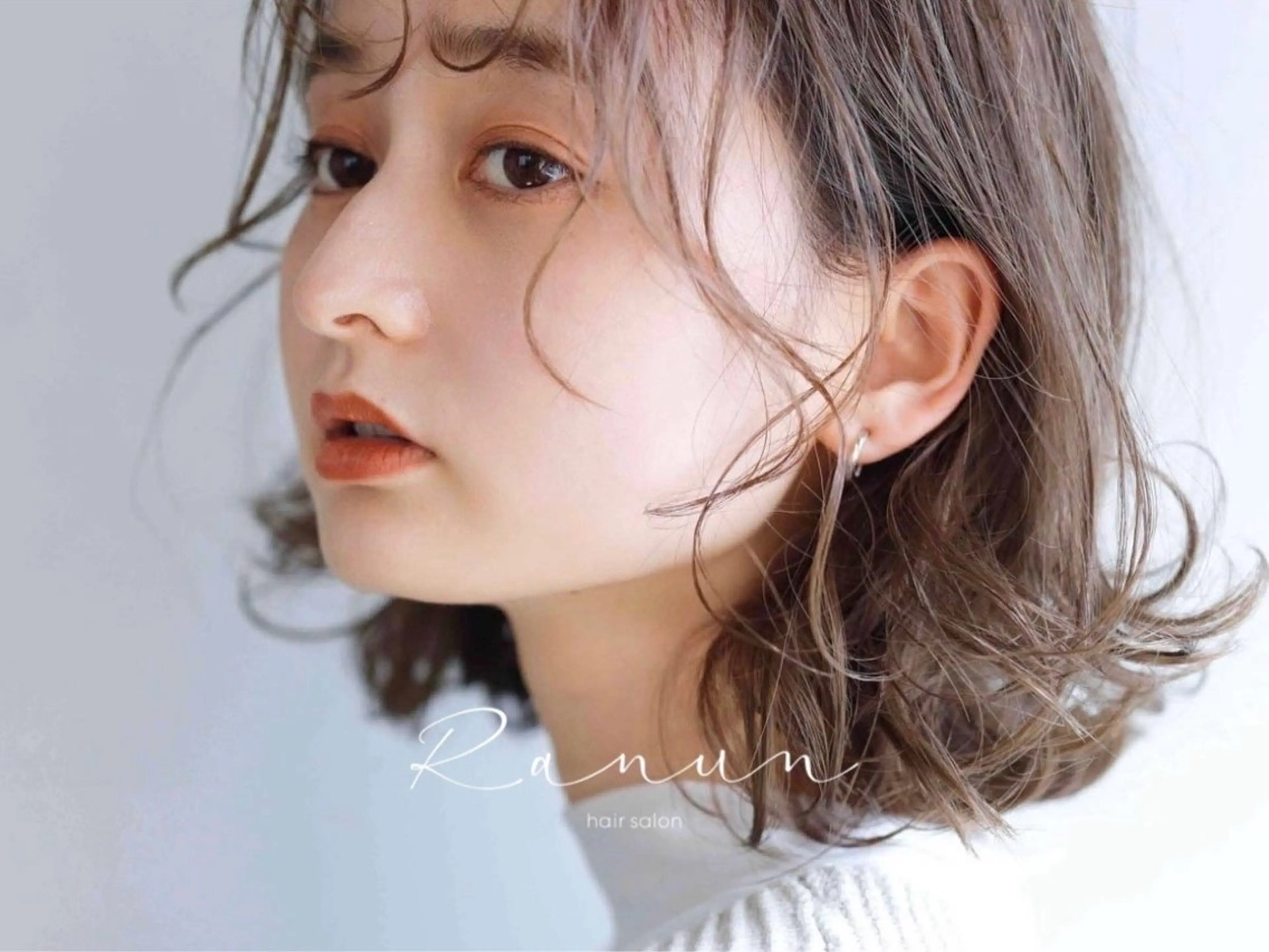 ミディアム カラー hair salon Ranun髪質改善のヘアスタイル