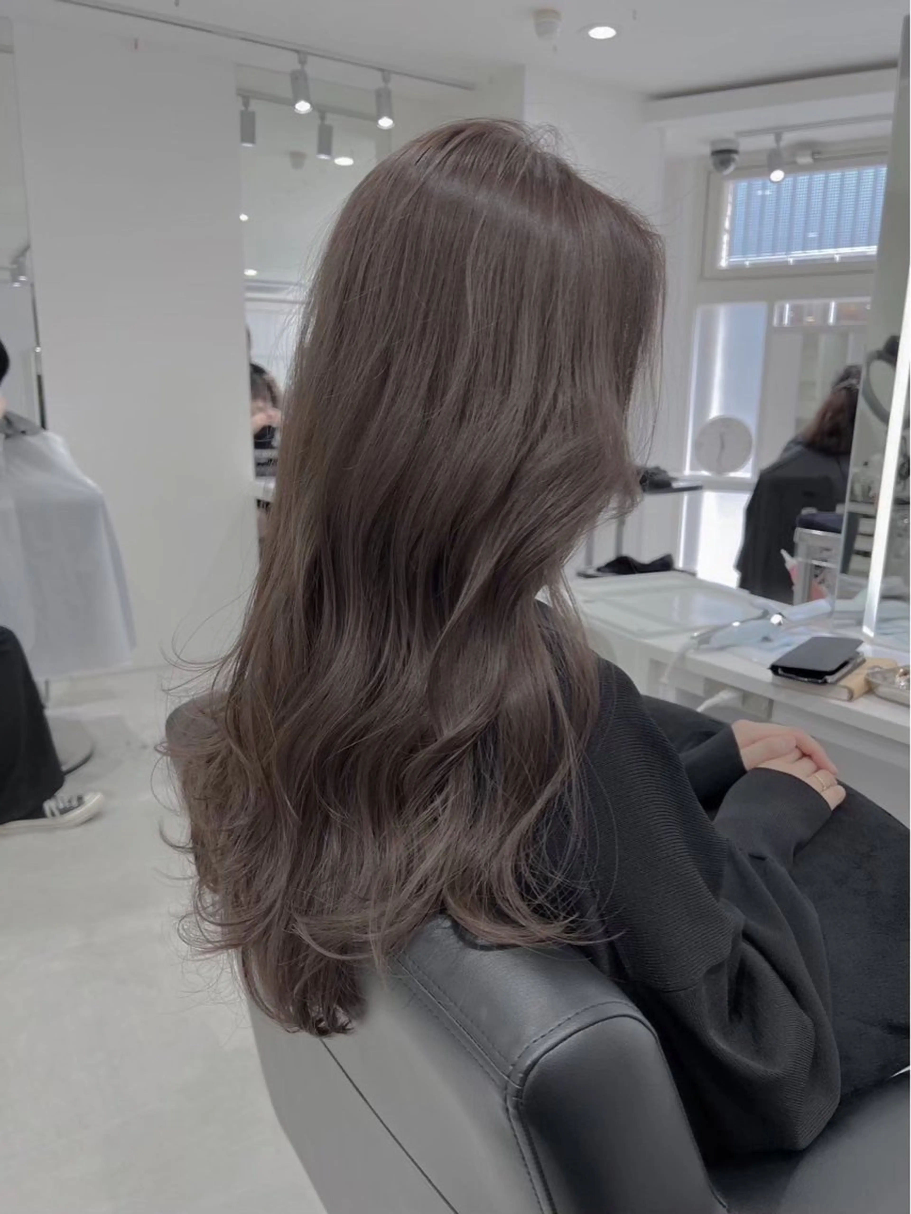 【⠀迷ったらコレ🤍ˊ˗⠀】  大人っぽ透明感カラー+髪質改善1stepトリートメント☁️の写真