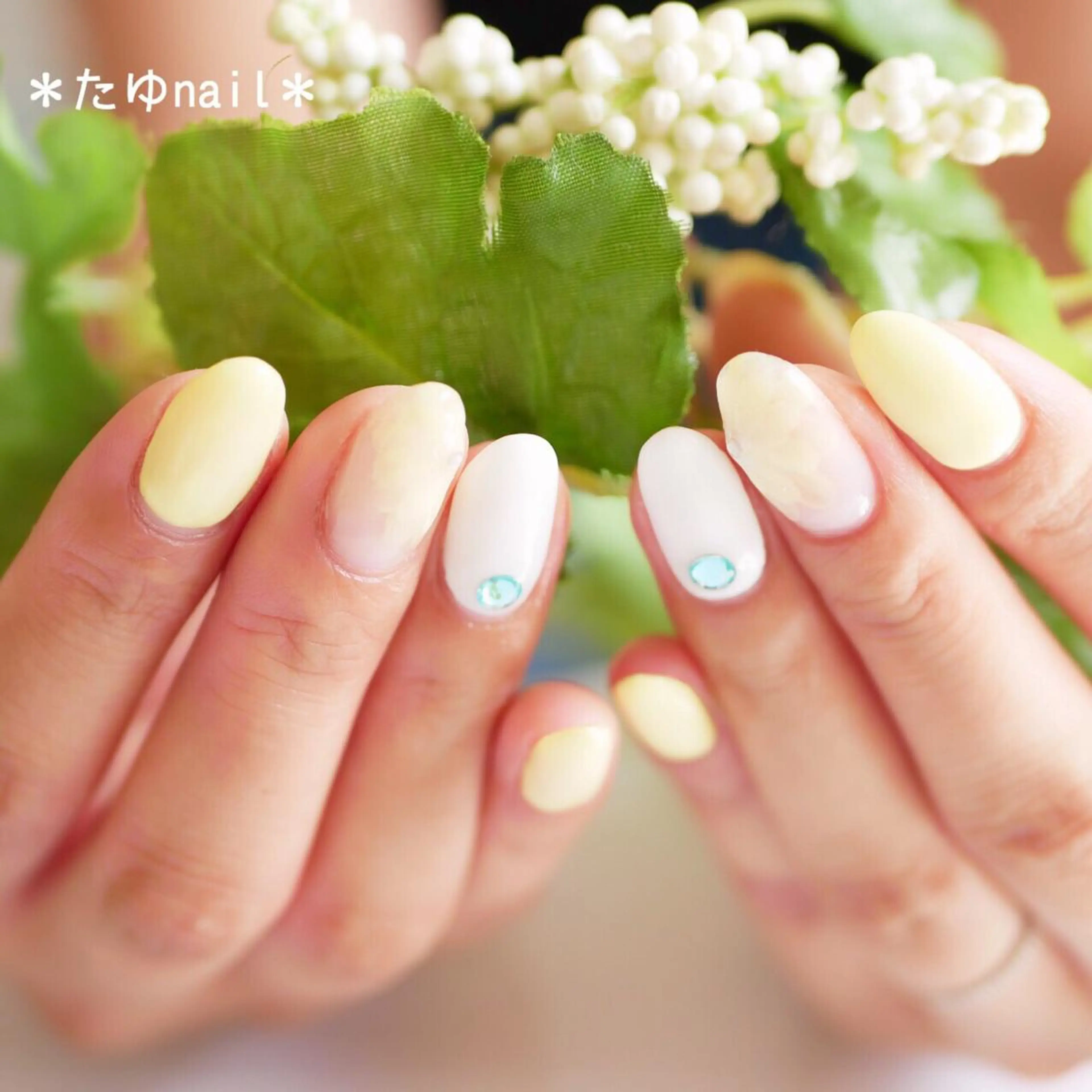 ネイル ハンドネイル ネイルサロン・ネイルスクール　たゆnail所属・ネイルサロン 【たゆnail】のネイルデザイン