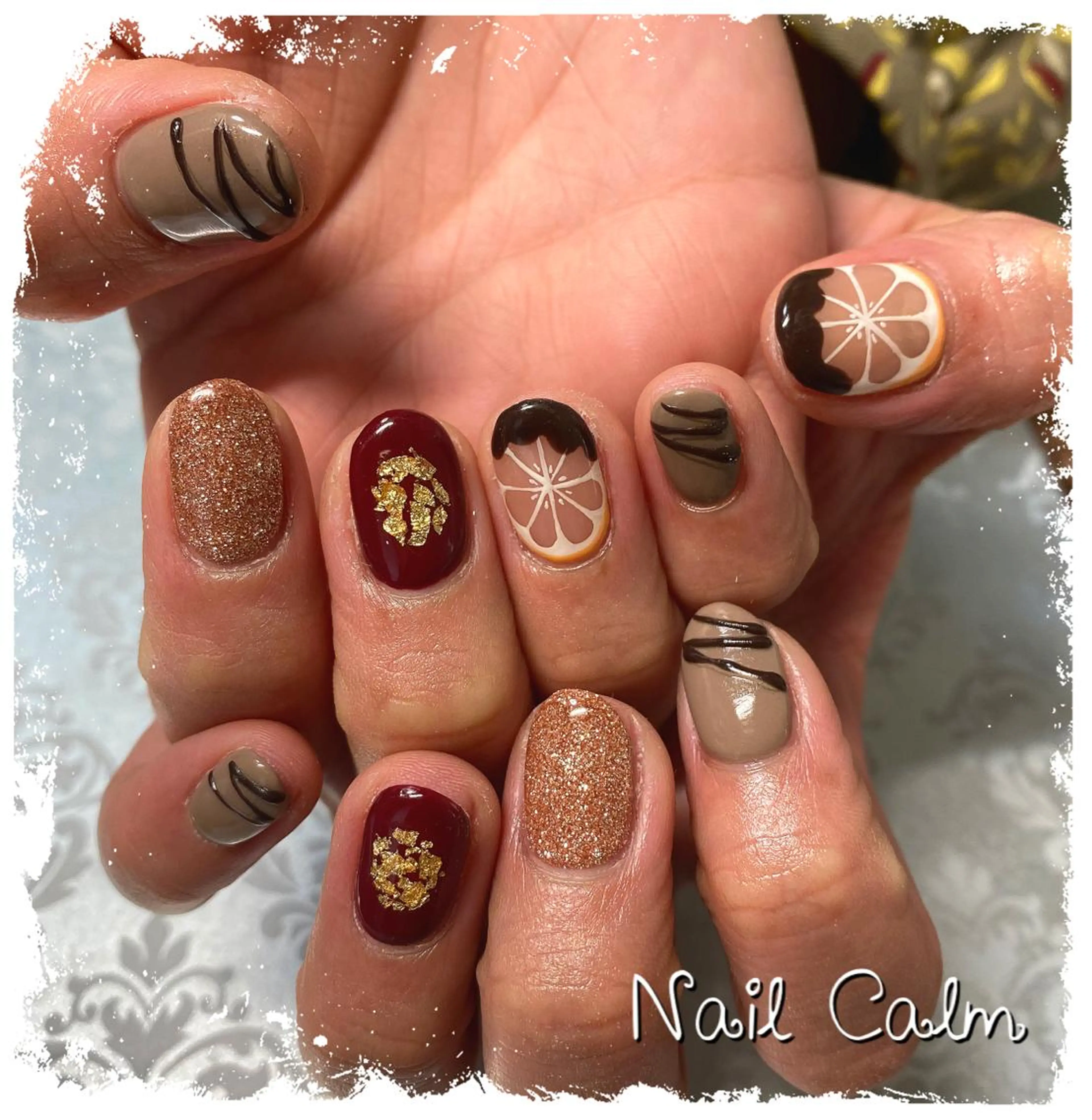ネイル アートネイル ハンドネイル Nail Calm所属・プライベートサロン Calmのネイルデザイン