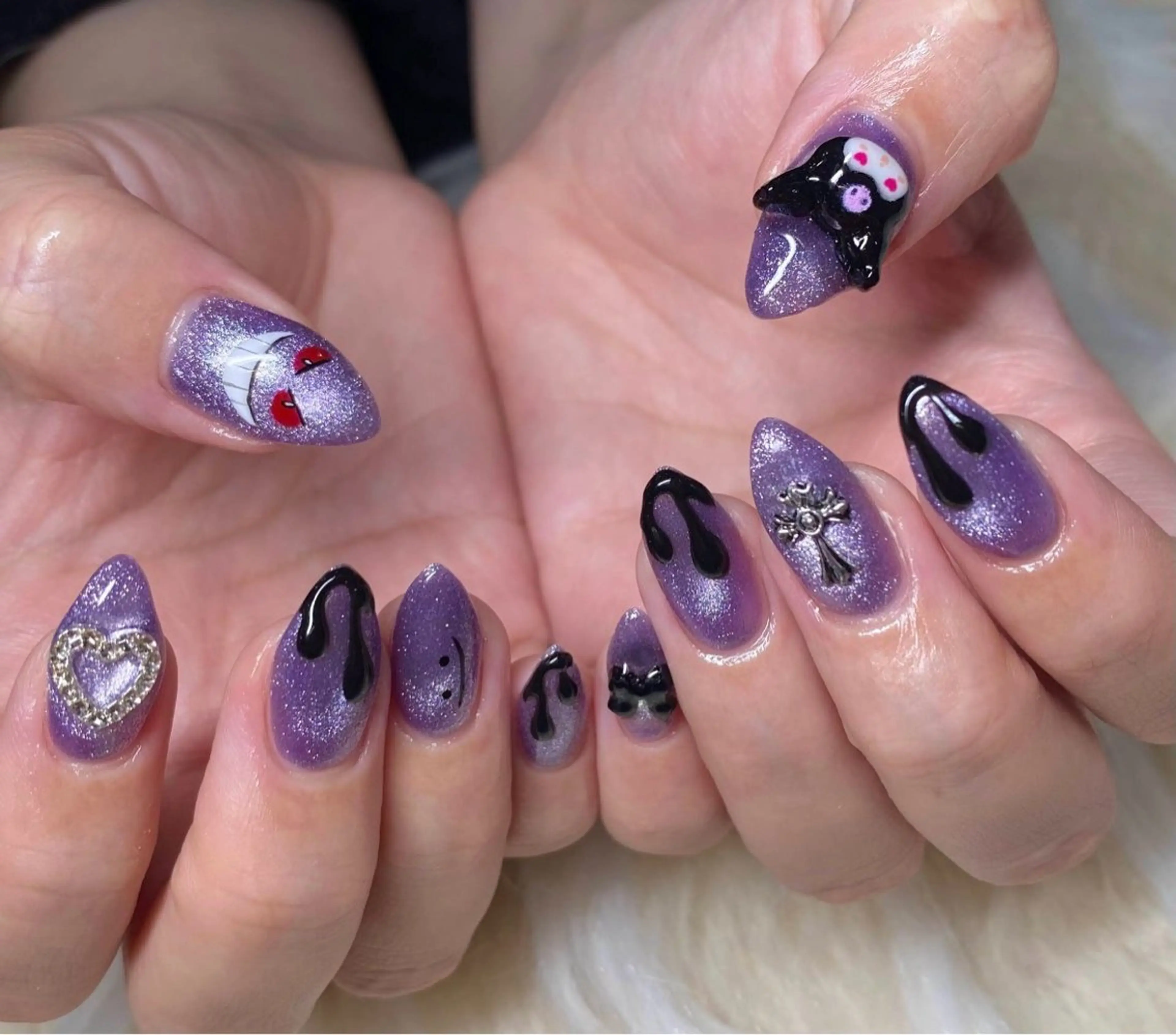 ネイル 長さ出し フラッシュネイル フラッシュマグ フレンチネイル ジェルネイル ハンドネイル Nail&eye Belire 新宿のネイルデザイン