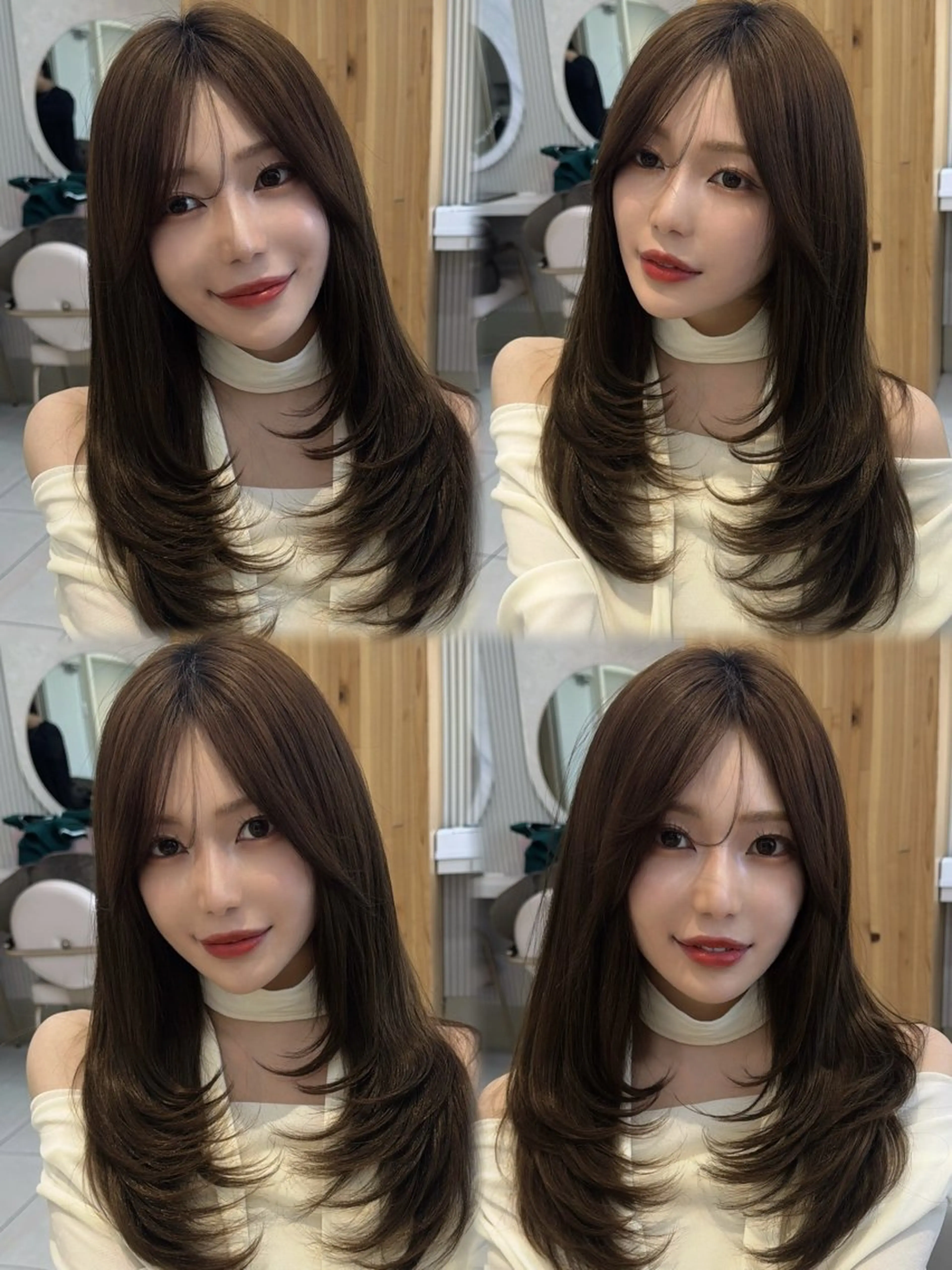 セミロング カット ヘアカラー トリートメント 顔周り/艶感カラー /レイヤー/TAKUのヘアスタイル