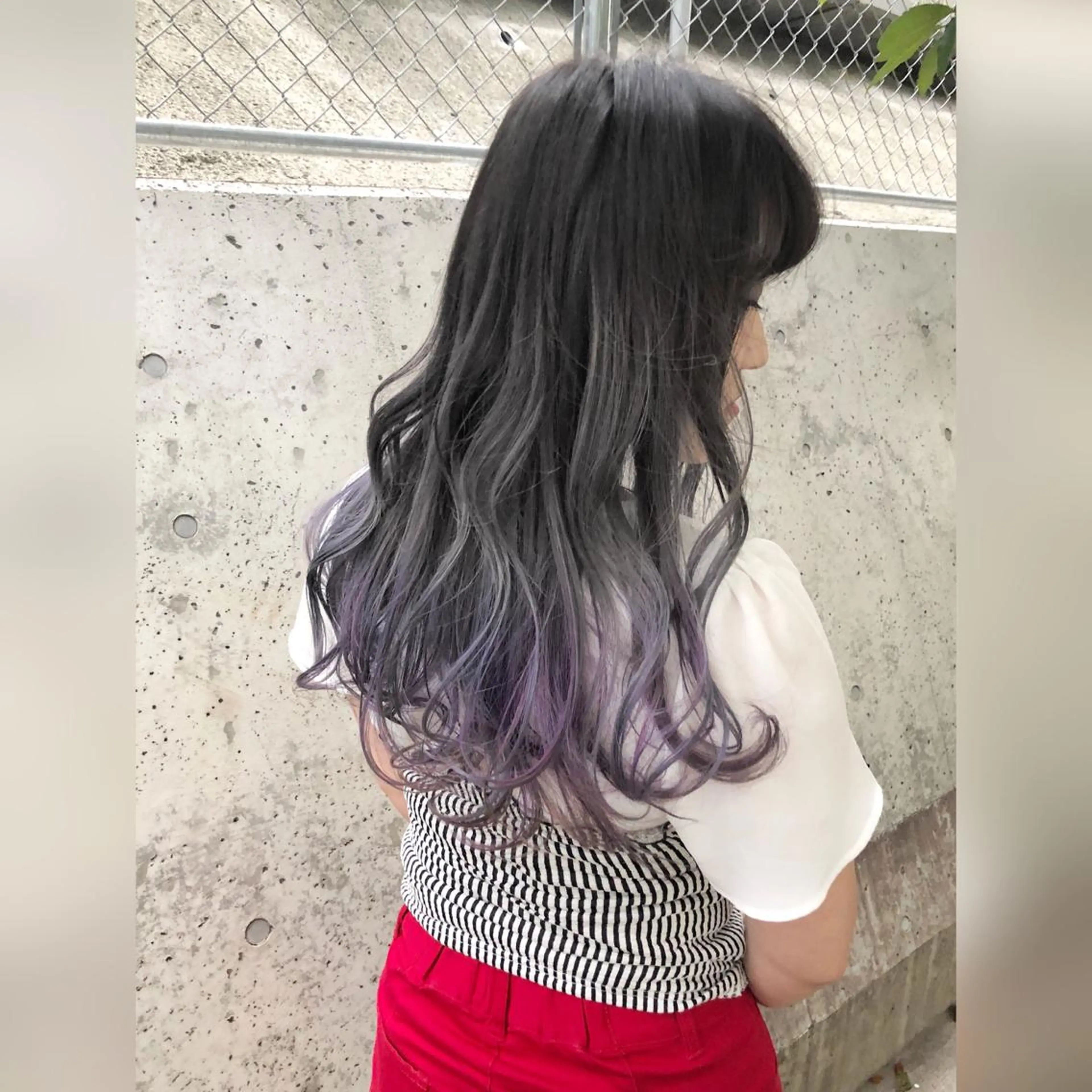 セミロング カラー 圧倒的美髪ストレート ツダケイタロウのヘアスタイル