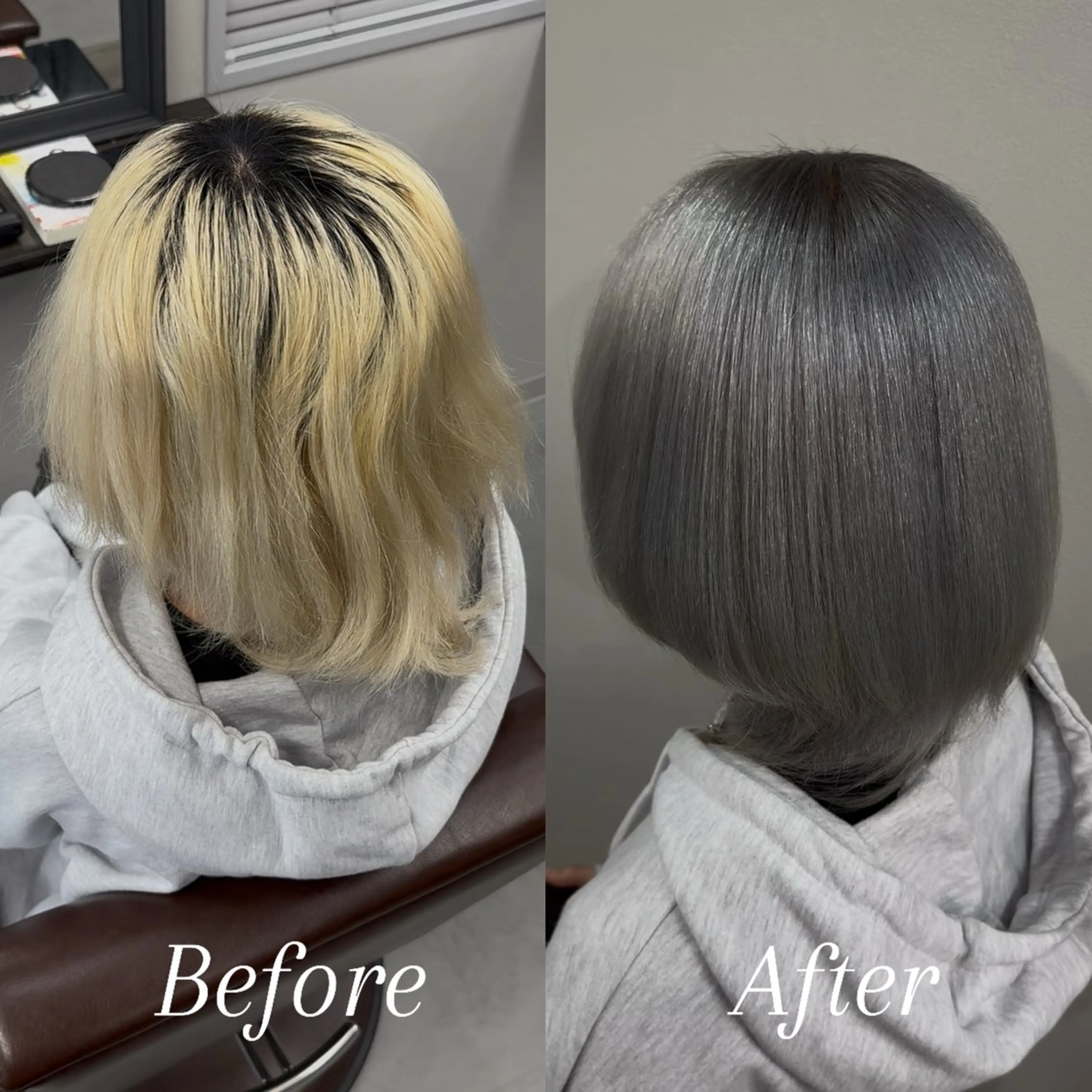 ミディアム カット ヘアカラー 縮毛矯正 トリートメント XYZ所属・縮毛矯正/髪質改善 韓国風/MIKIYAのヘアスタイル