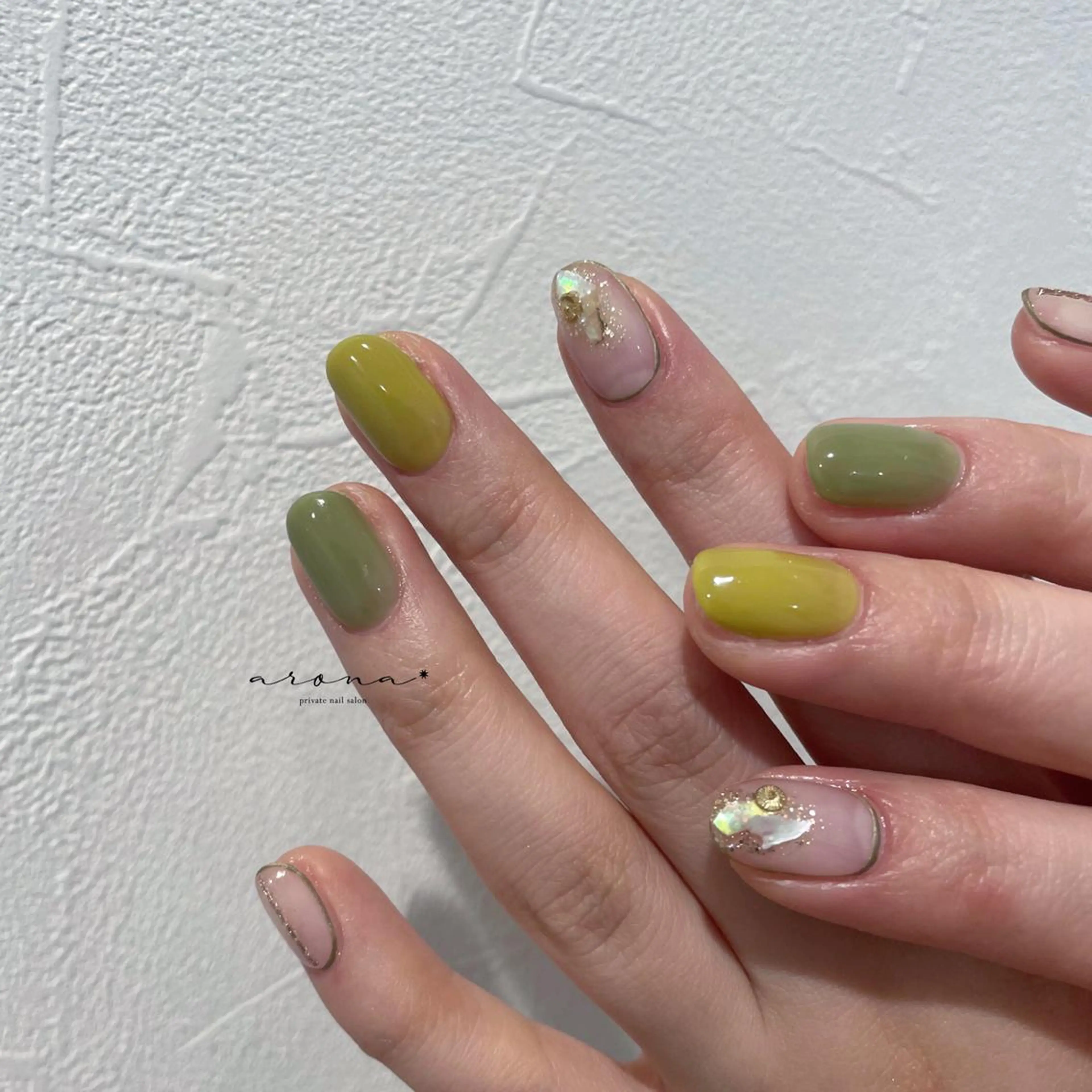 ネイル ハンドネイル nail salon ✷aronaのネイルデザイン