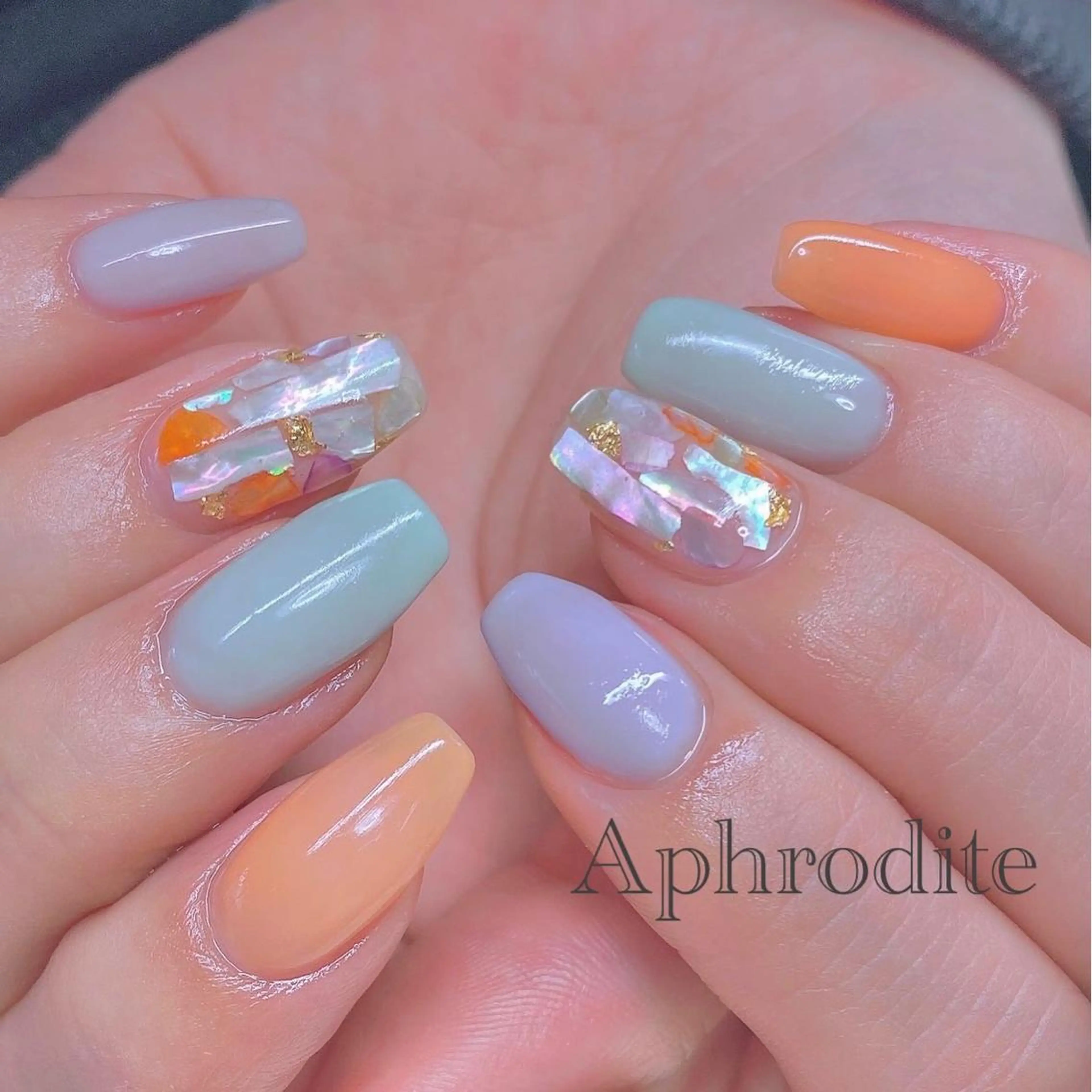 ネイル Aphrodite パラジェル認定サロンのネイルデザイン