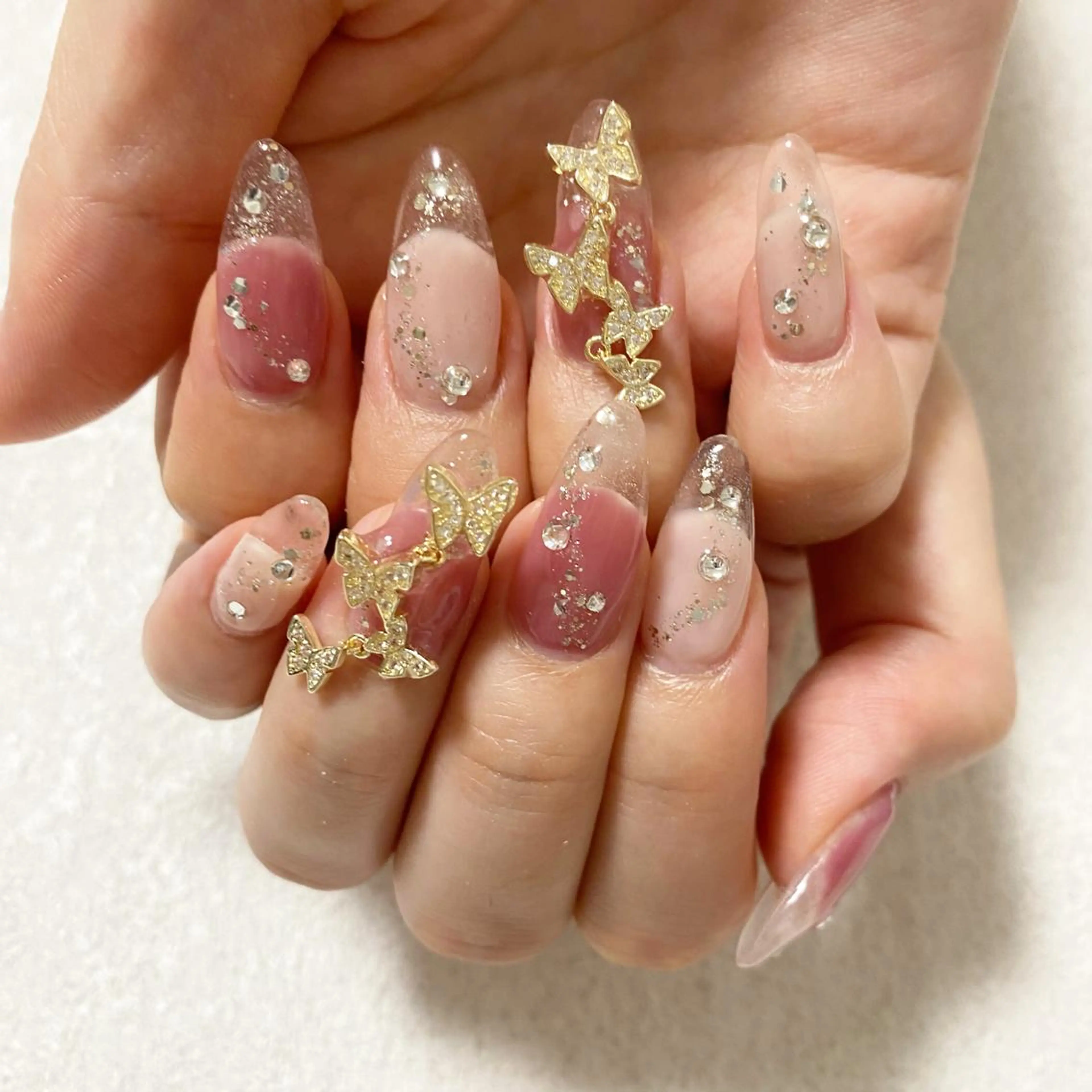 ネイル スカルプネイル Rire_eye+beauty_nail所属・Rire_ nail_yukiのネイルデザイン