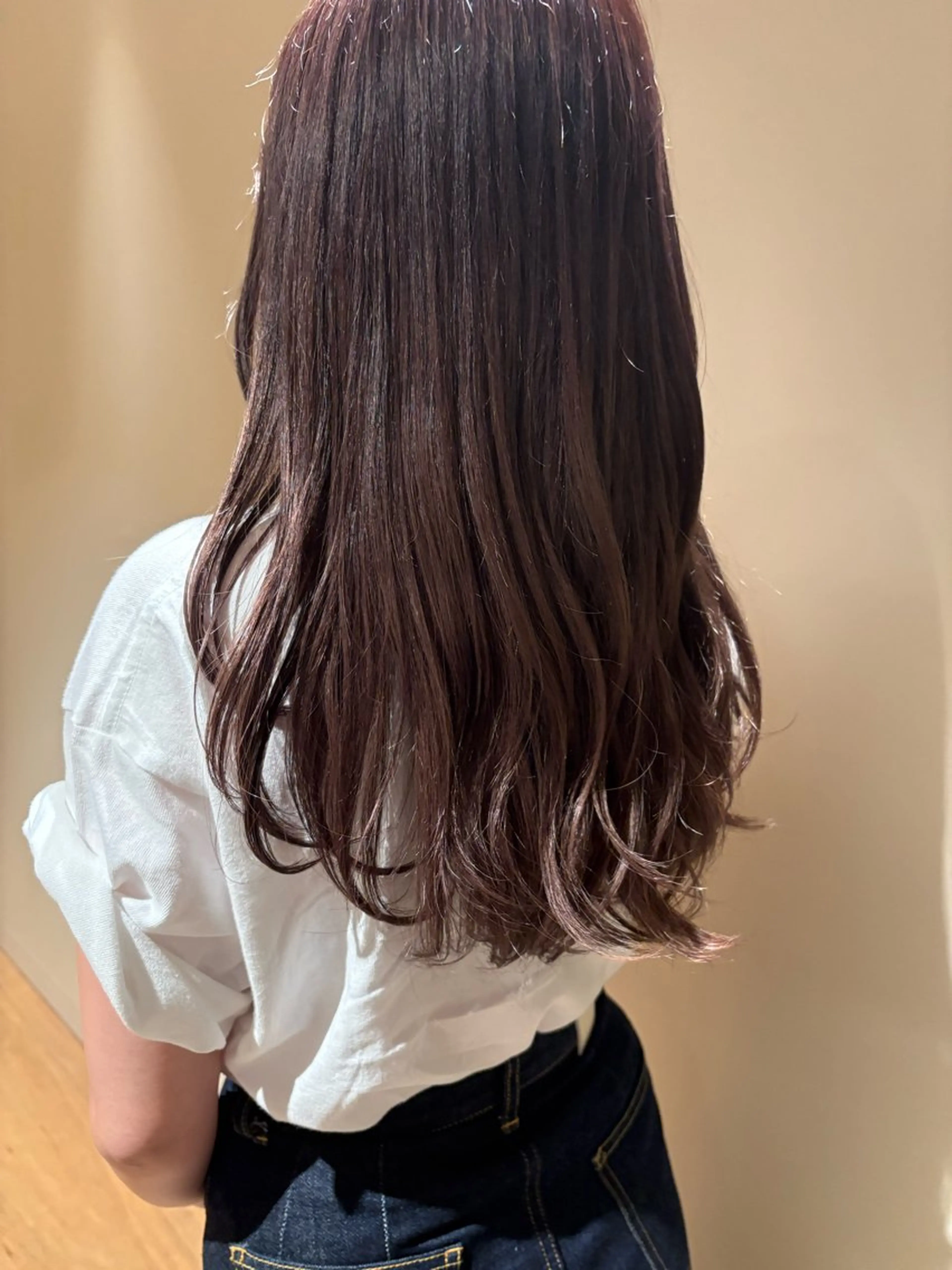 セミロング ヘアカラー 北尾 斗唯のヘアスタイル