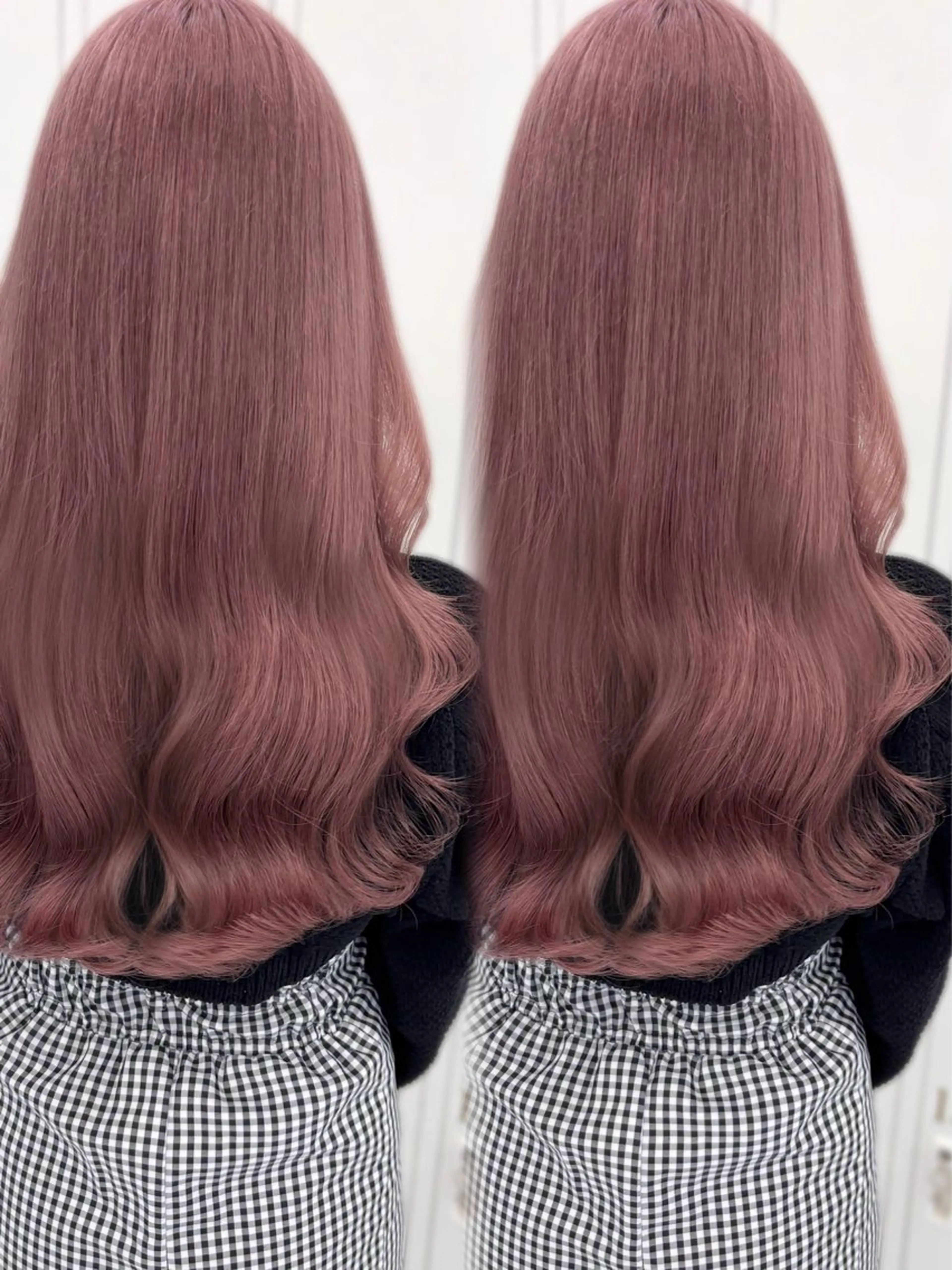 ロング カラー ベージュカラー ブリーチ ケアブリーチ 透明感カラー ピンクカラー カット ヘアカラー トリートメント 盛れる顔周り🤍渋谷 Risa🎀のヘアスタイル