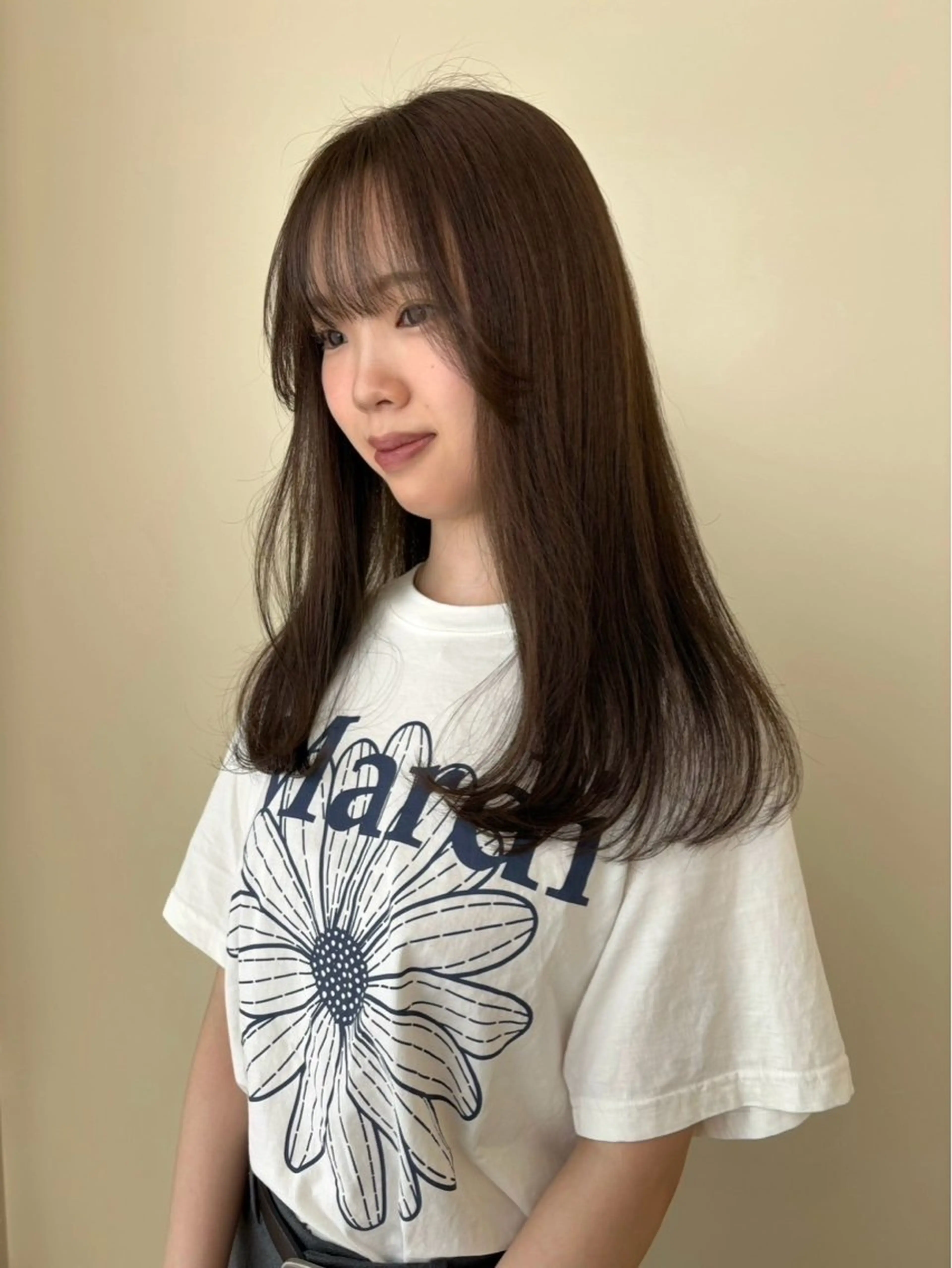 ミディアム カラー 透明感カラー 矢場町/酸性ストレー ト/髪質改善/リオのヘアスタイル