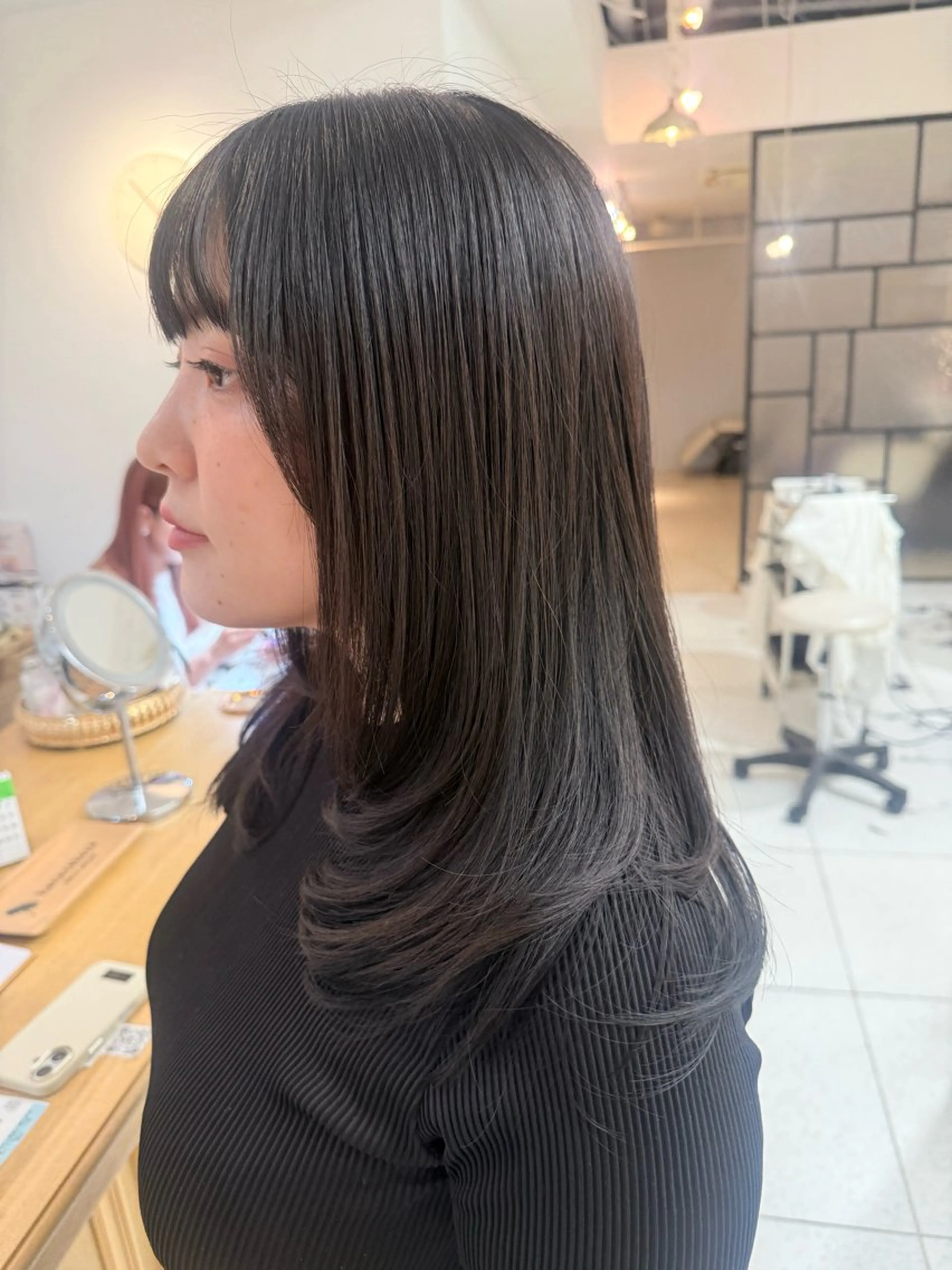 セミロング レイヤーカット カット ヘアカラー トリートメント ✨オール年代🆗 🤍ウチダアユコのヘアスタイル